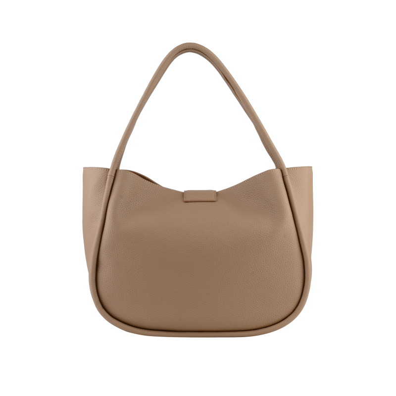 Beige messenger bag Brown
