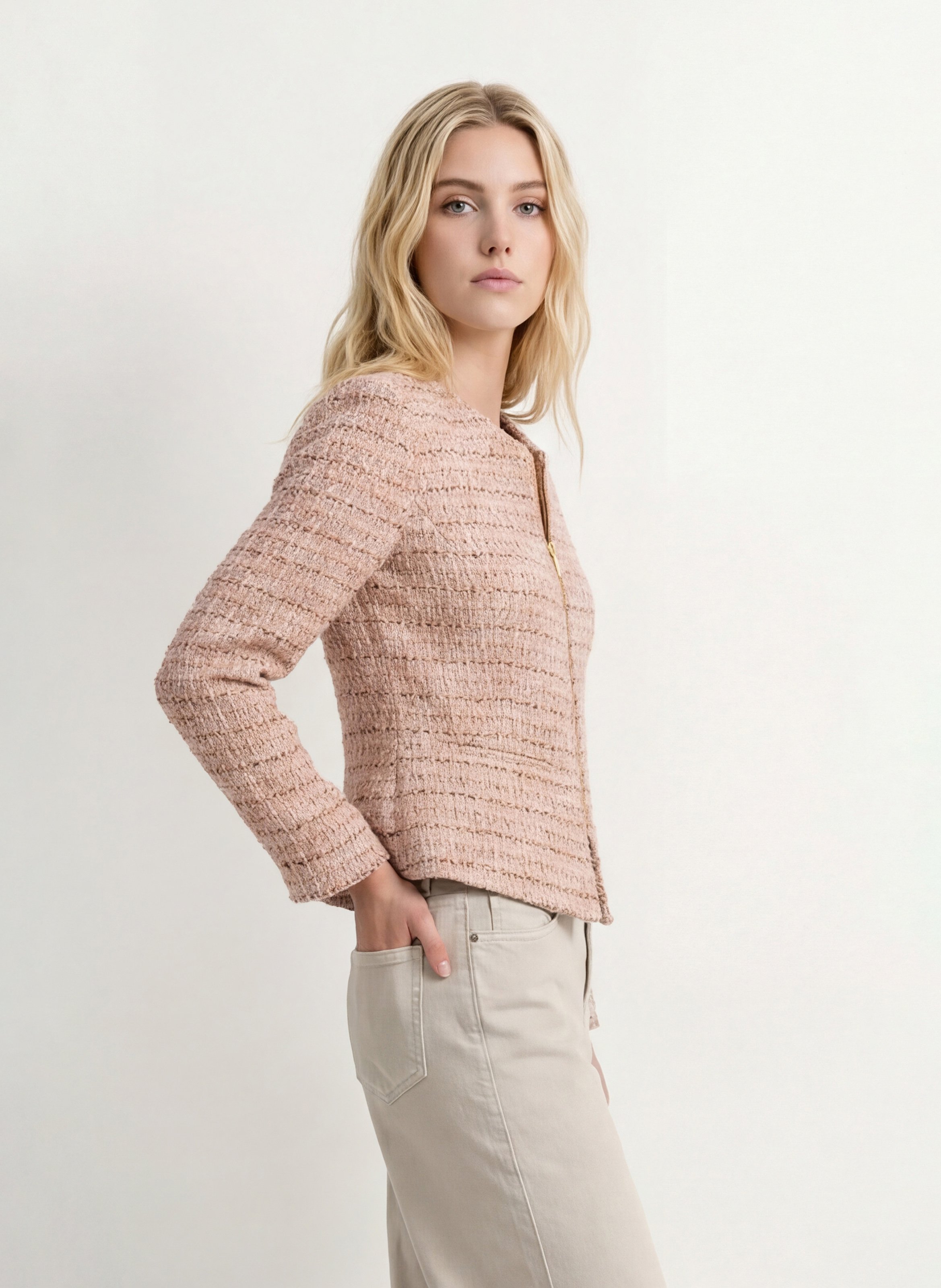 Jacke mit rundem Kragen KOOKAI Orange