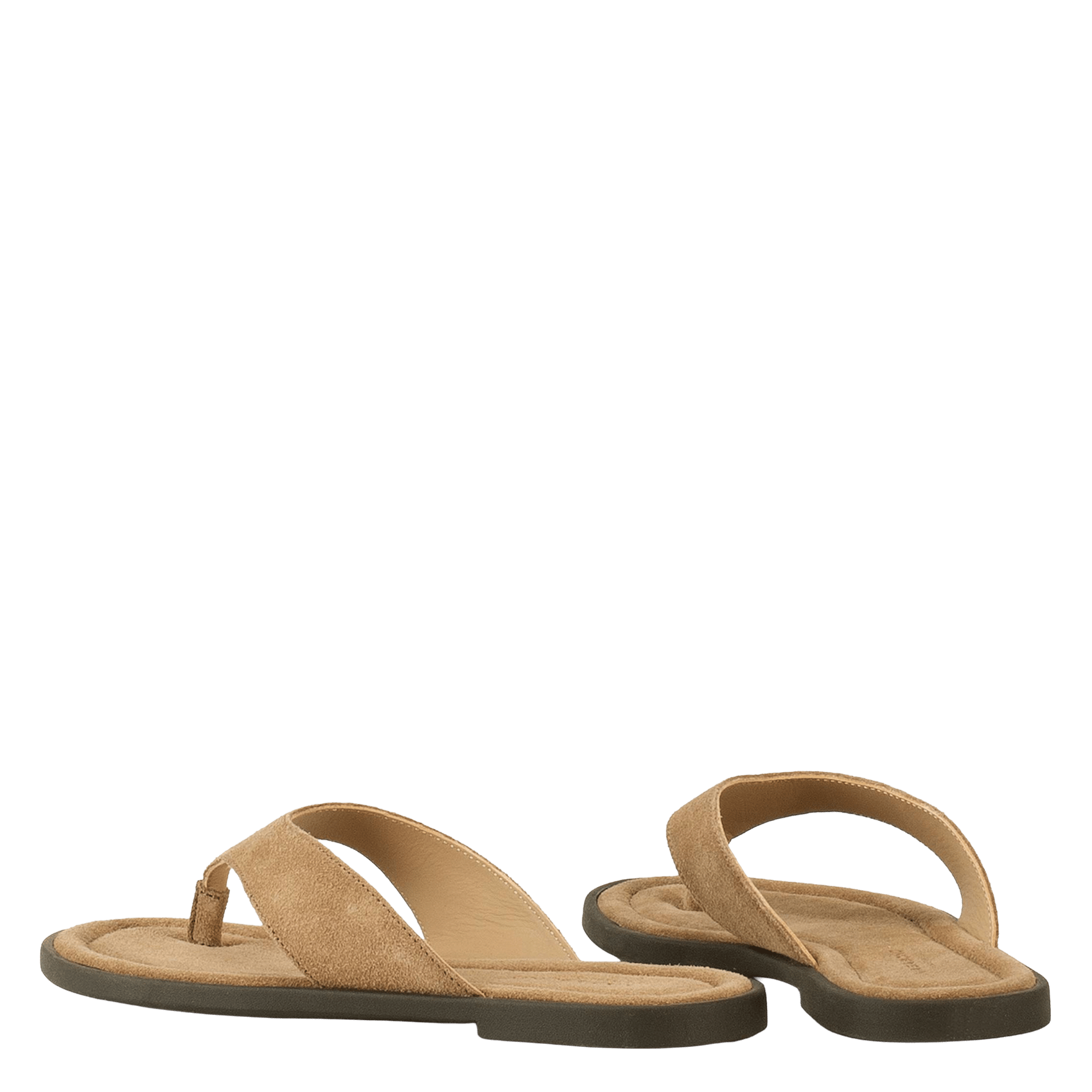 Sandales plate en cuir VAGABOND Beige