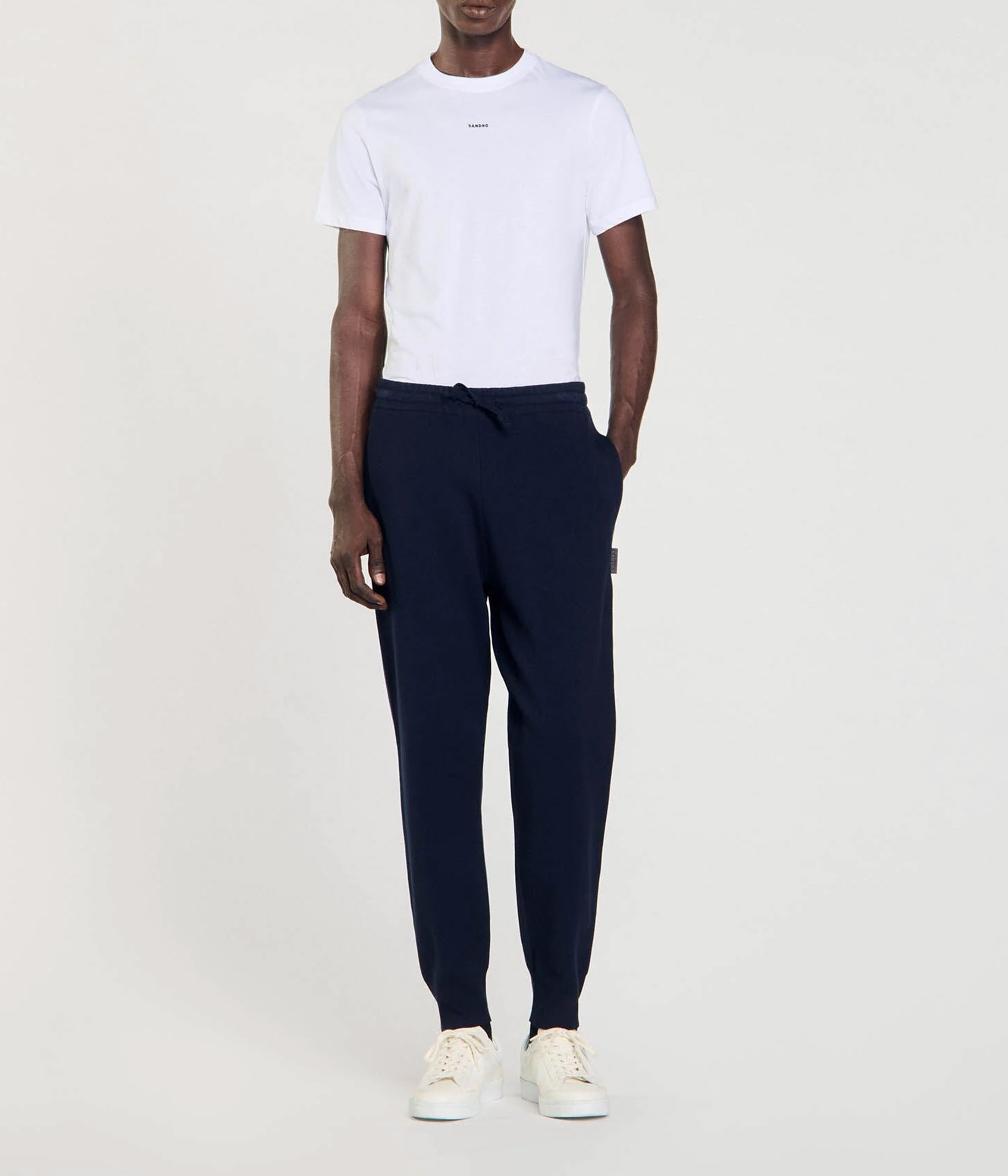 Jogging en maille SANDRO Bleu
