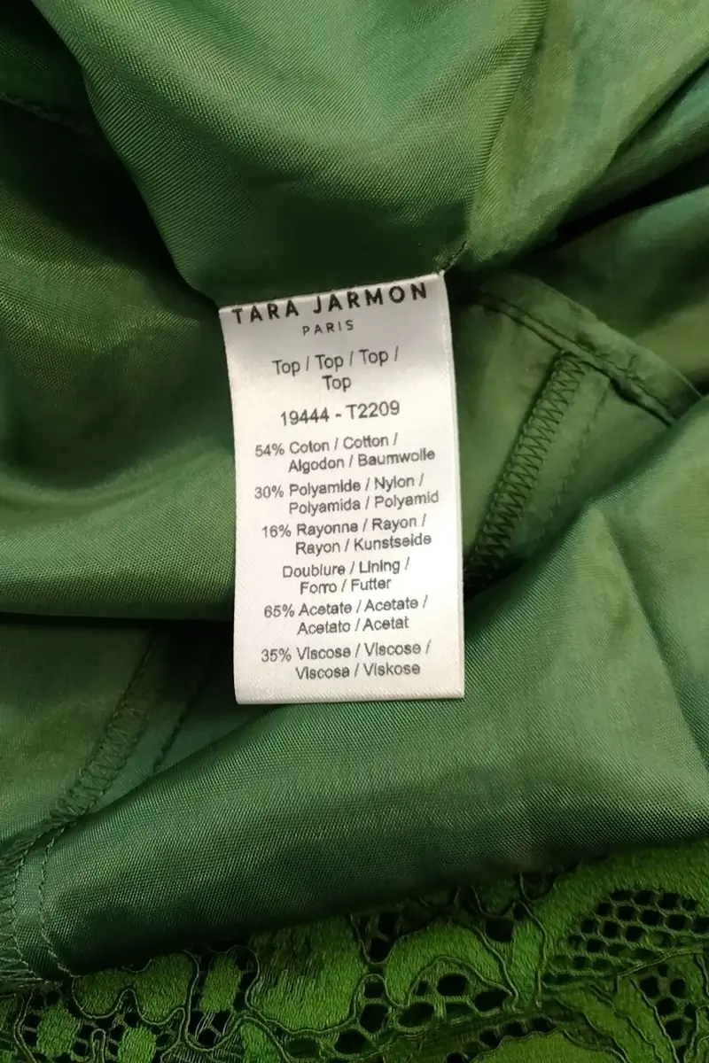 Blouse TARA JARMON - Seconde Main Green