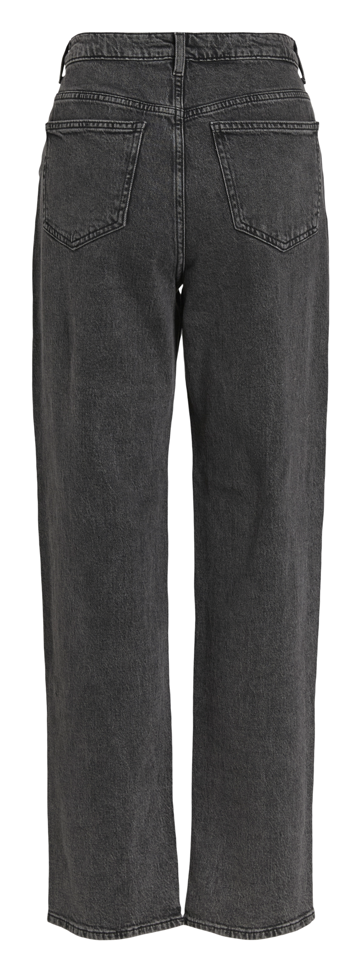 Cotton-blend straight-leg jeans VILA Grey
