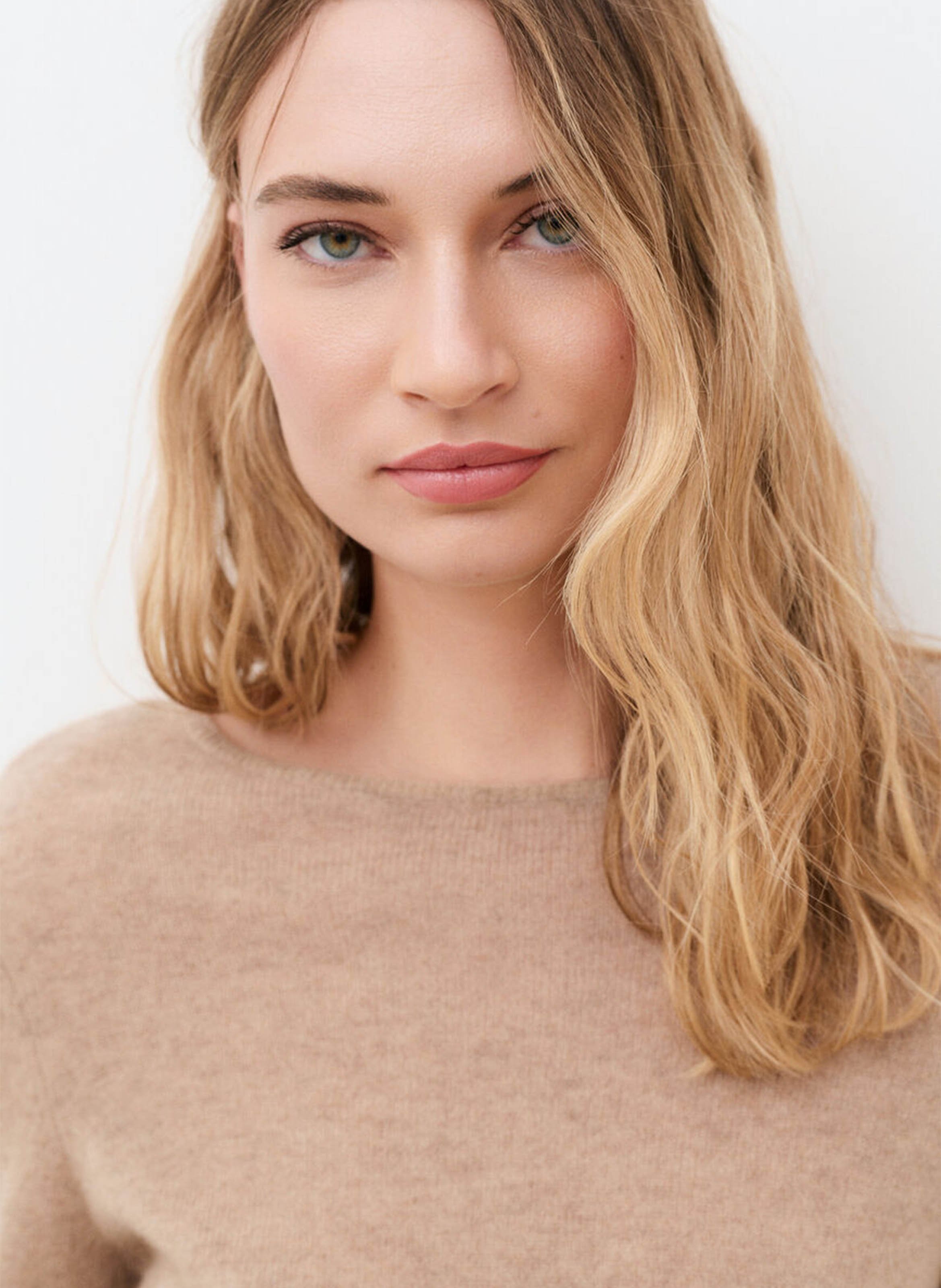 Pull en cachemire col bateau | Marron CAROLL Femme