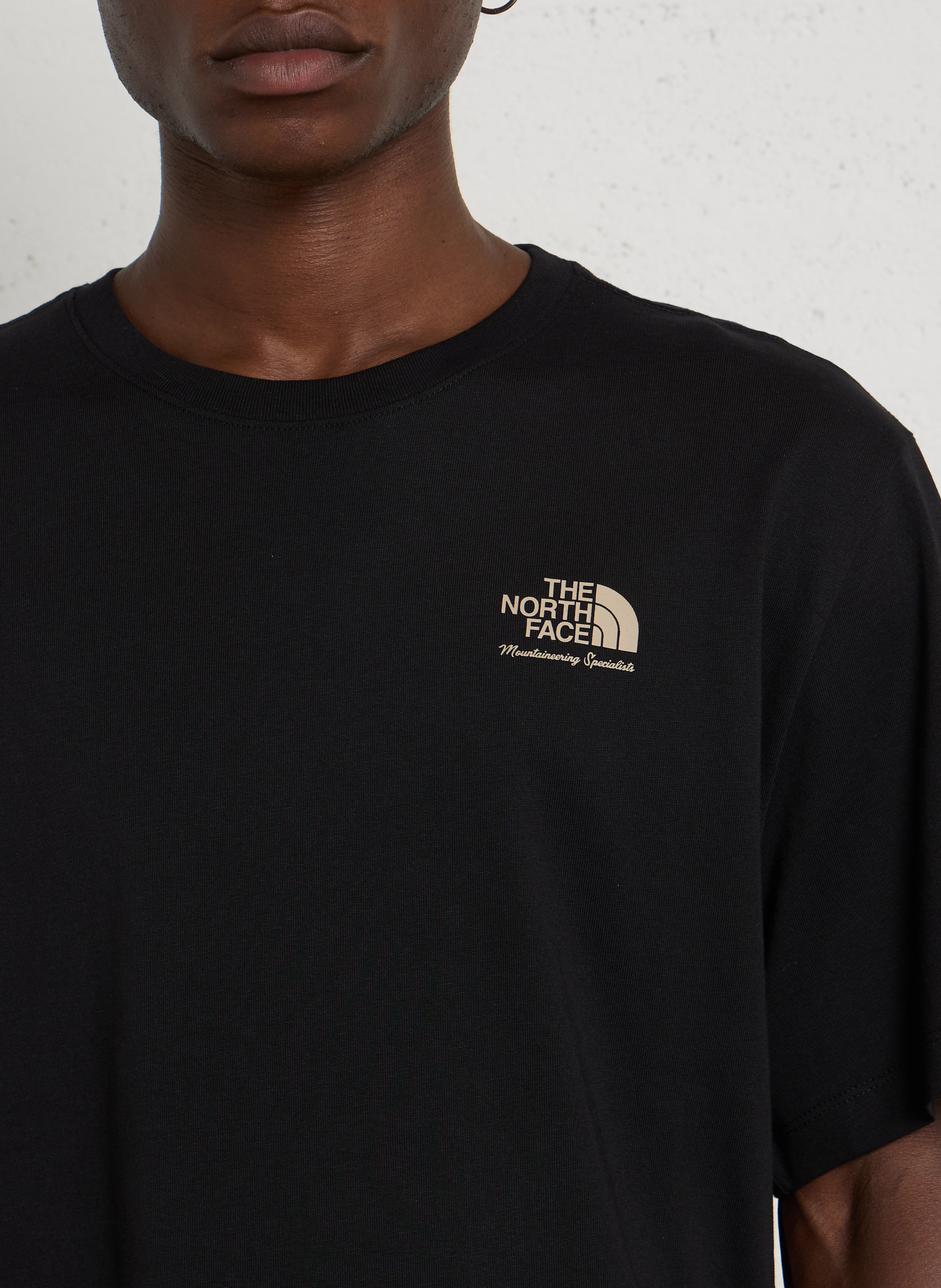 Straight-cut cotton T-shirt THE NORTH FACE Black