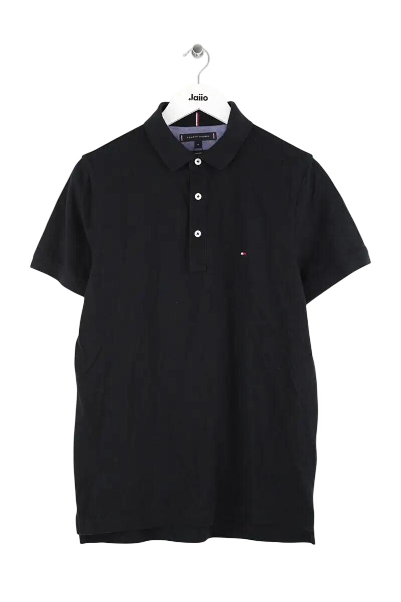 Polo shirt TOMMY HILFIGER - SECONDE MAIN Black