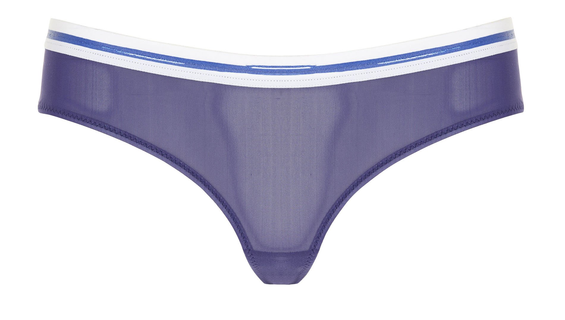 Plain microfibre panties MOMONI Purple