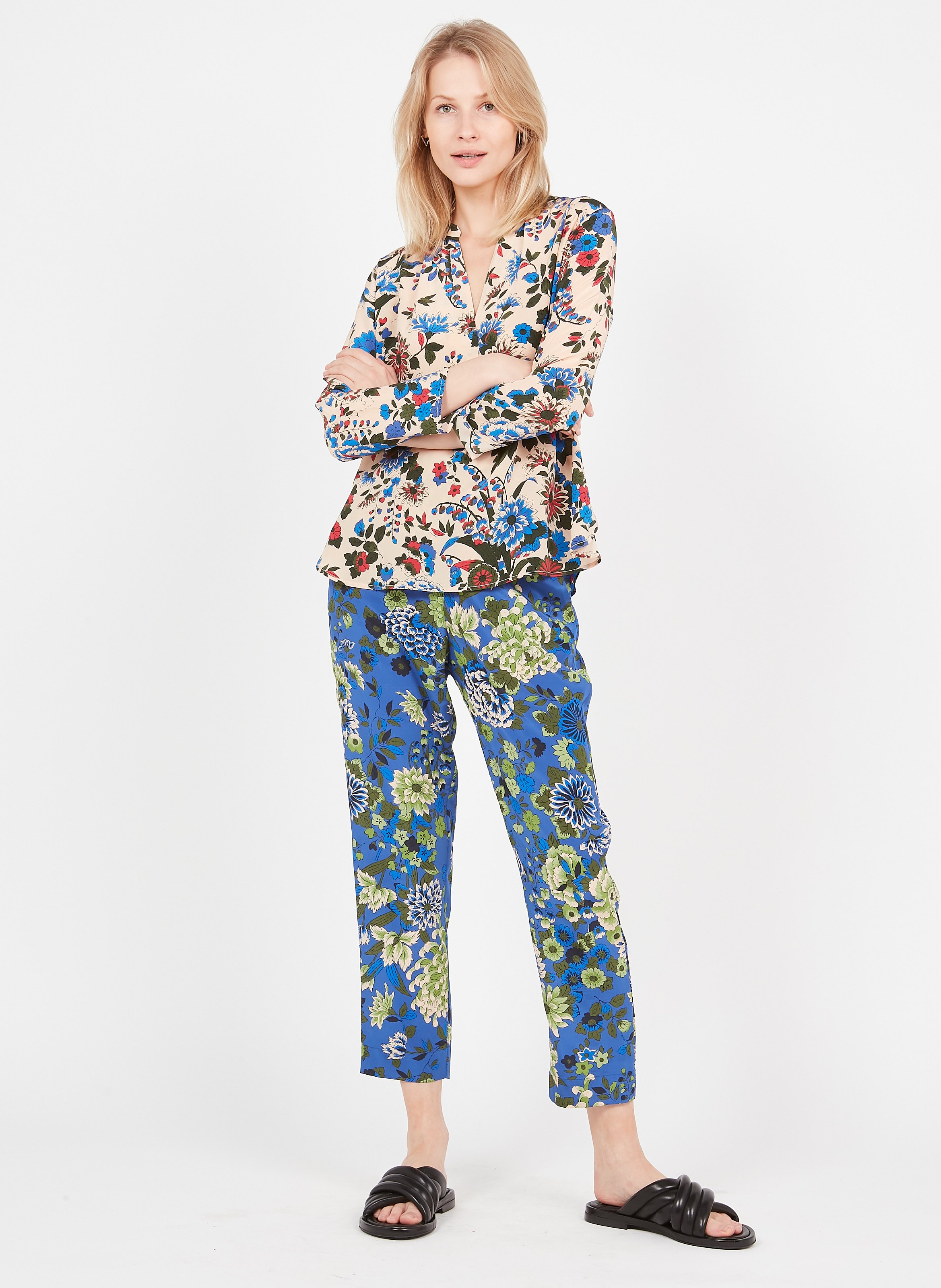 Mules plates en cuir  BILLI BI Noir