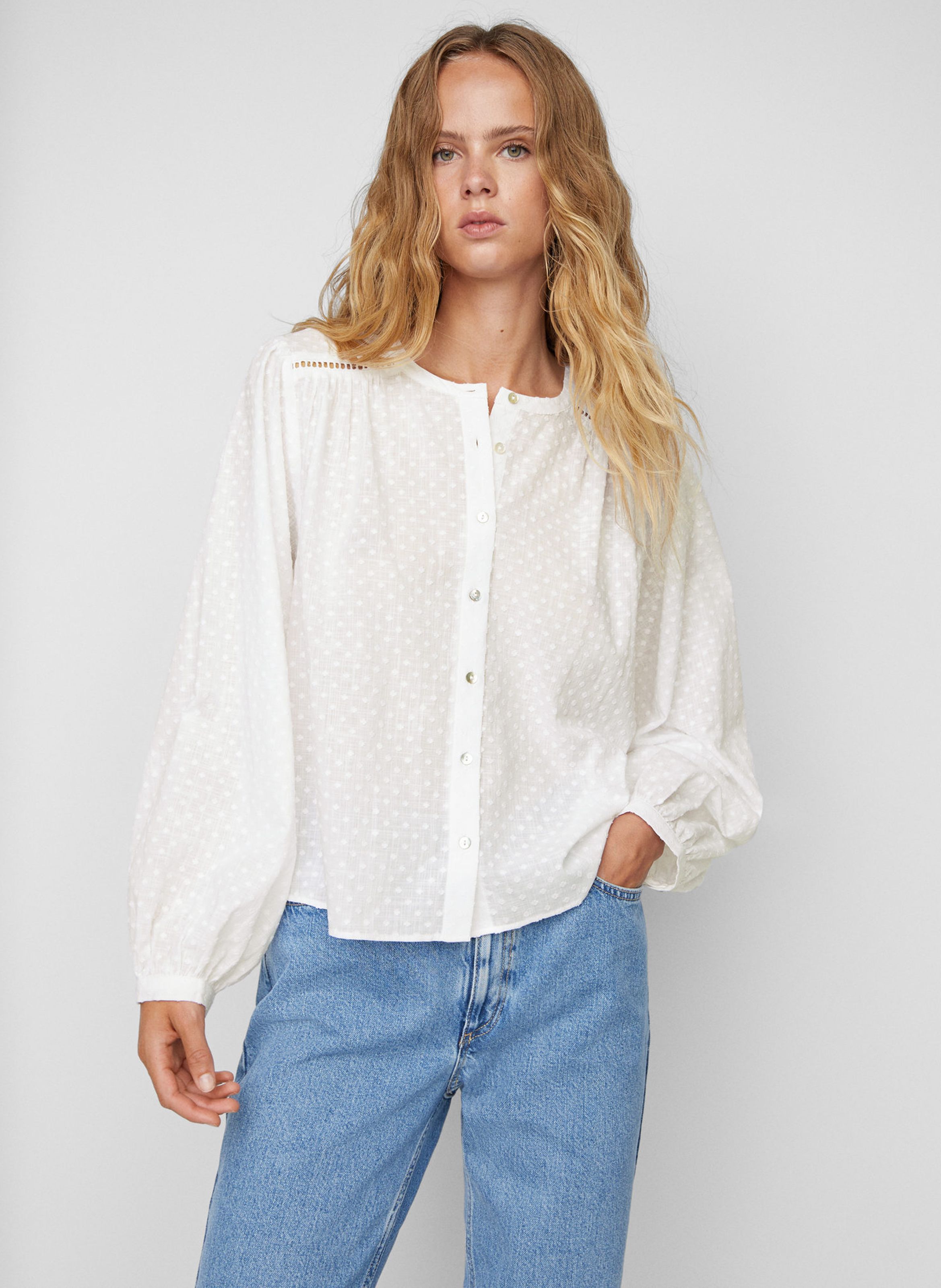 Top & Blouse Mango Women: New Collection Online | Place des Tendances