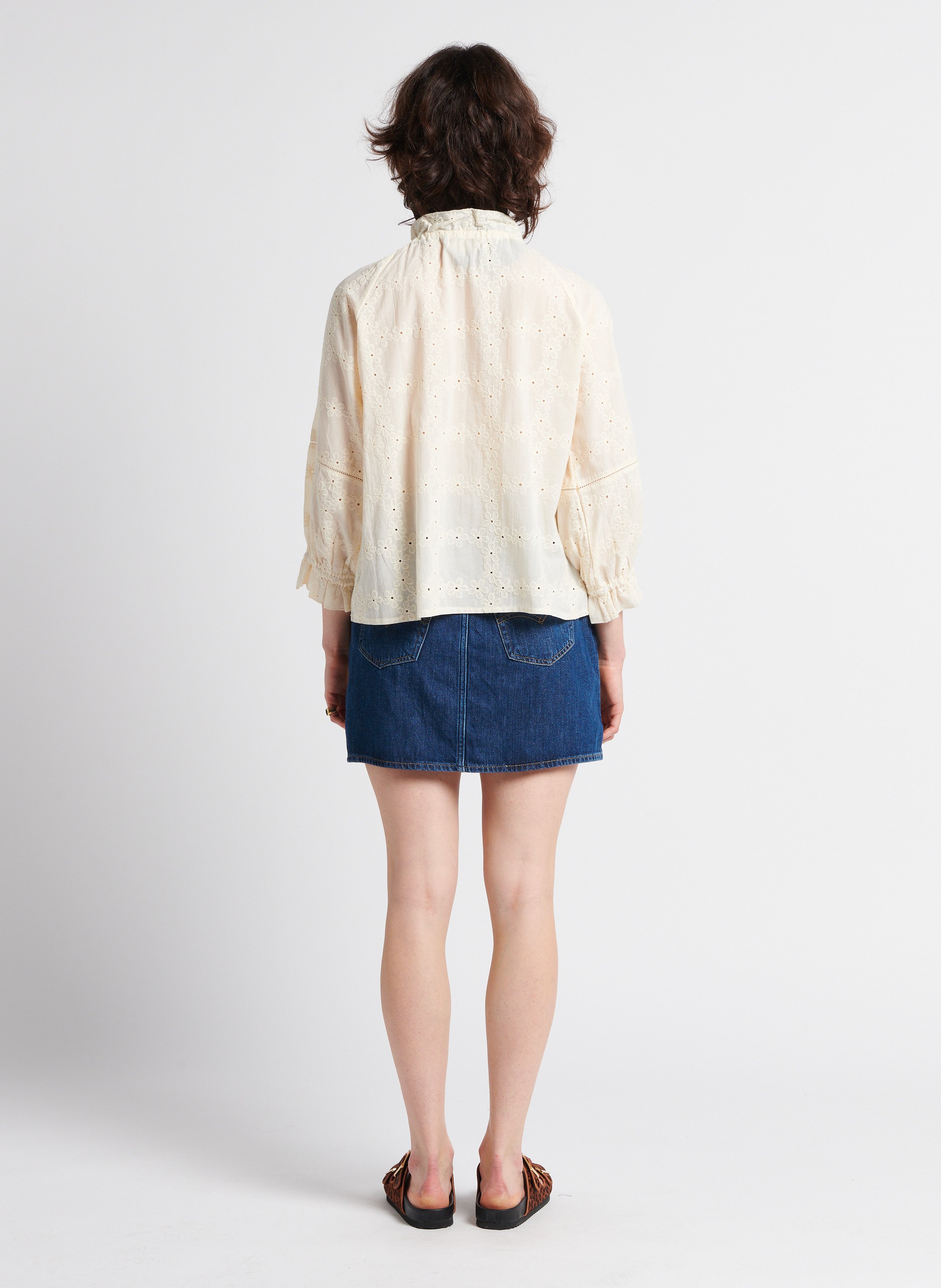 Suède ceintuur IKKS Bruin