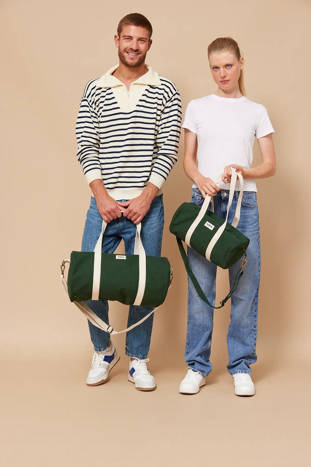 Cotton weekend bag HINDBAG Green