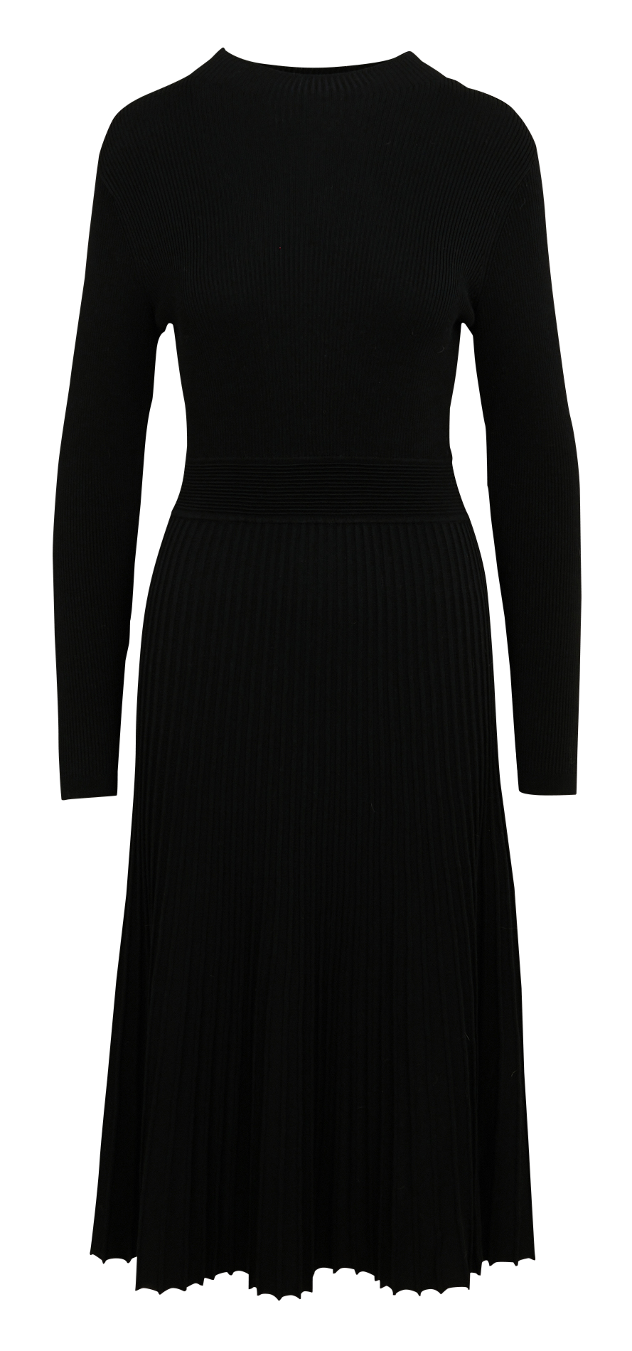 Robe midi plissée MAISON 123 Noir