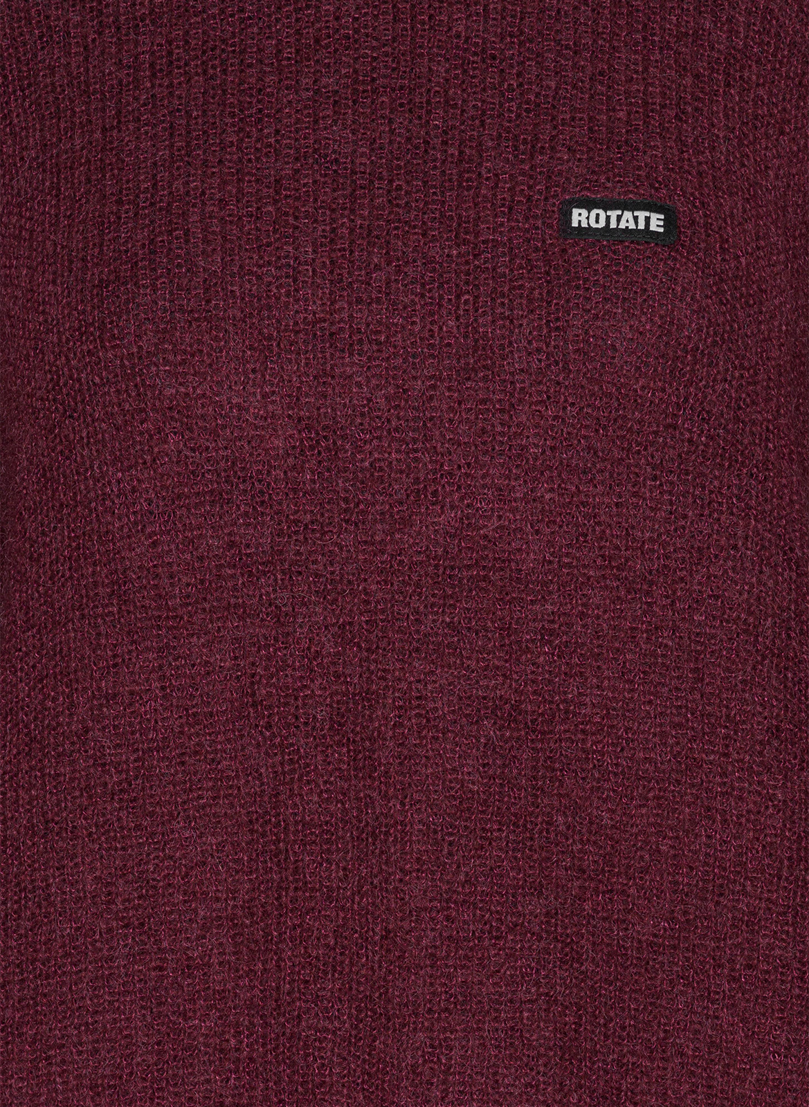 Alpaca wool sweater ROTATE Brown