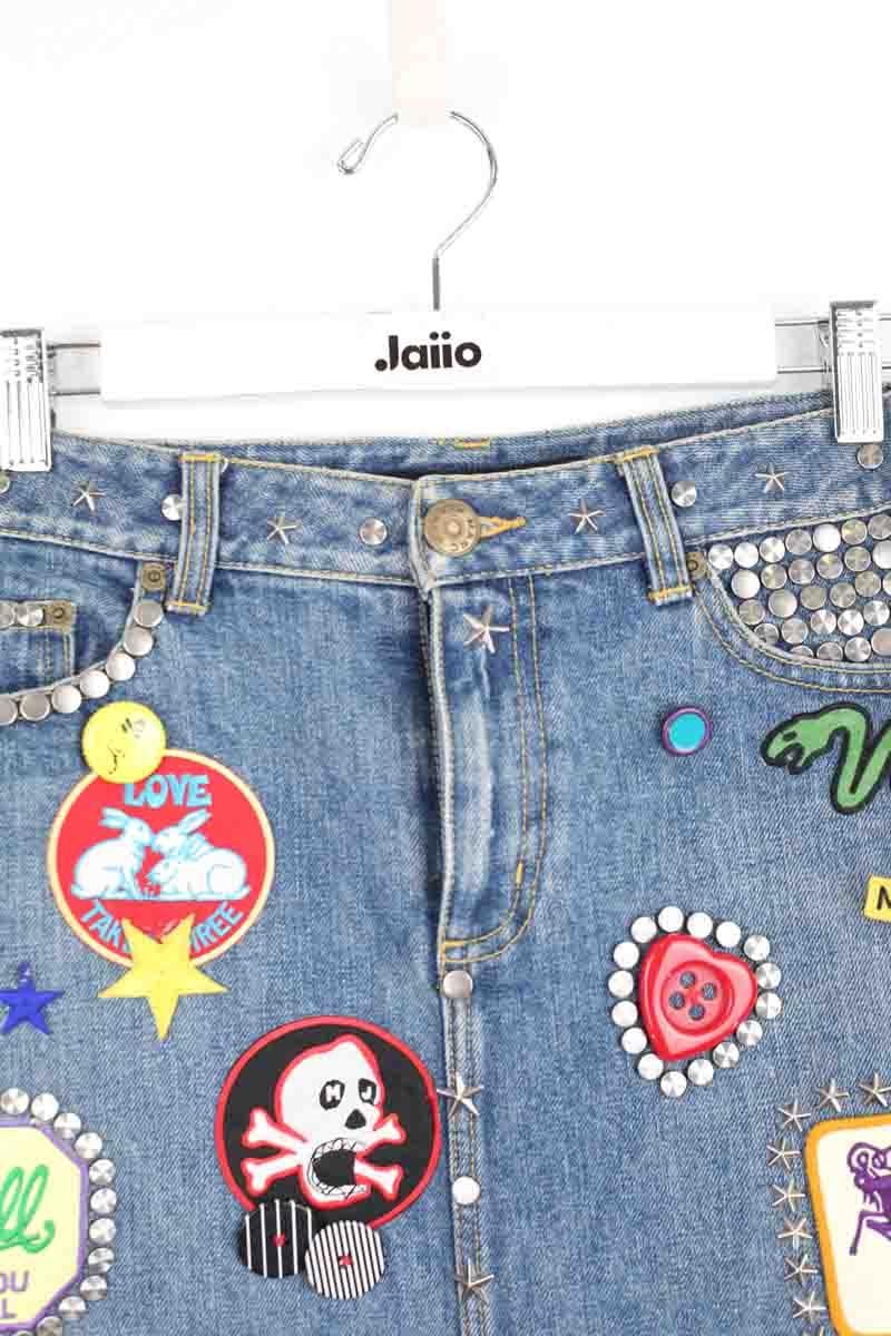 Cotton mini skirt MARC JACOBS - Seconde Main Blue