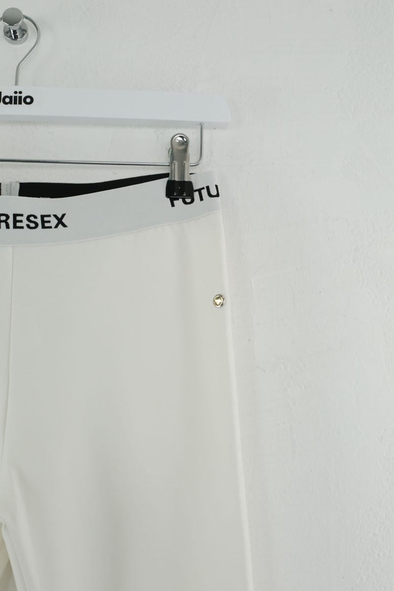 Cotton leggings PACO RABANNE - Seconde Main White