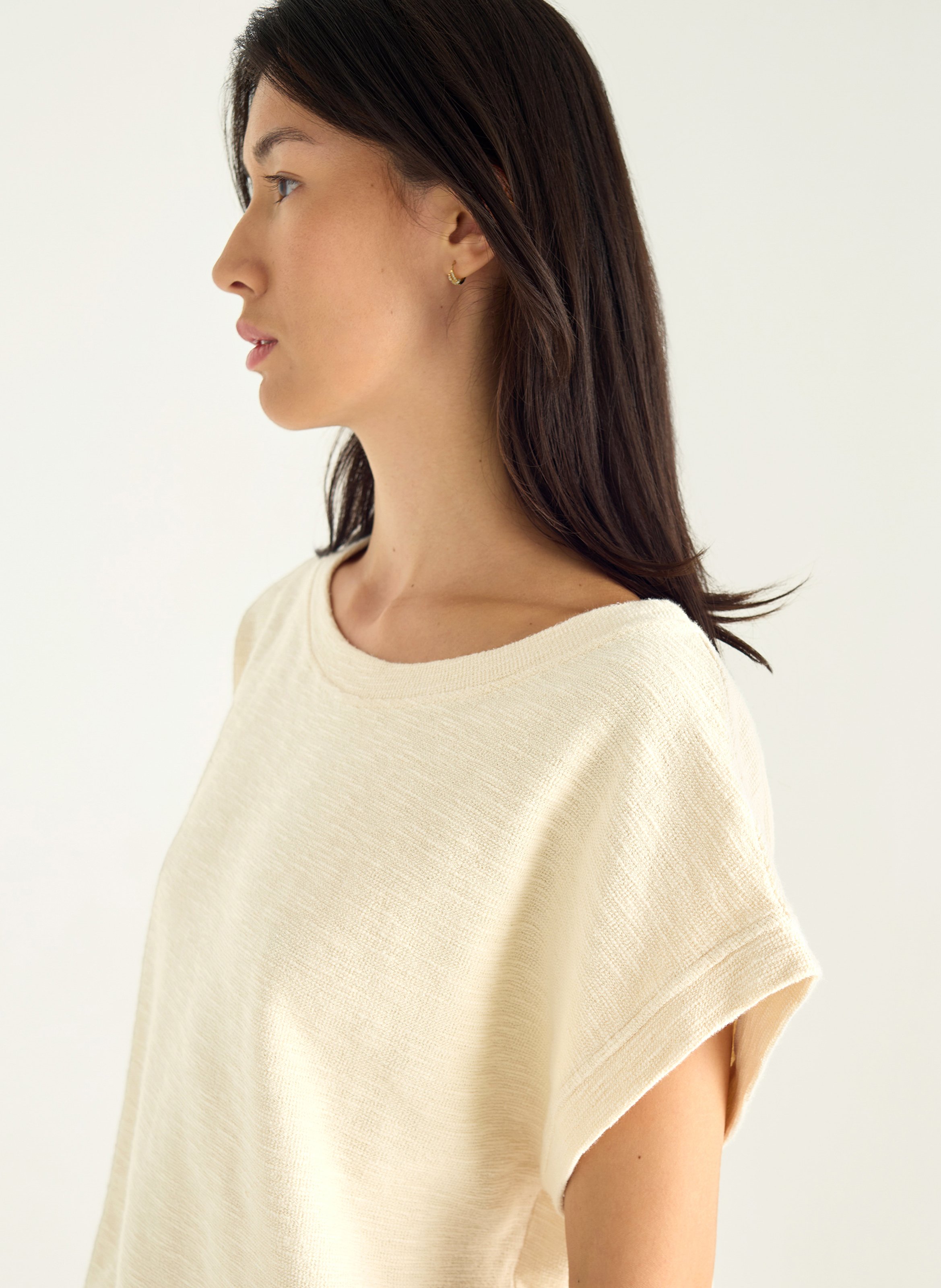 Jacksonville - T-Shirt mit Rundhalsausschnitt aus Baumwoll-Mix ACOTE Weiss