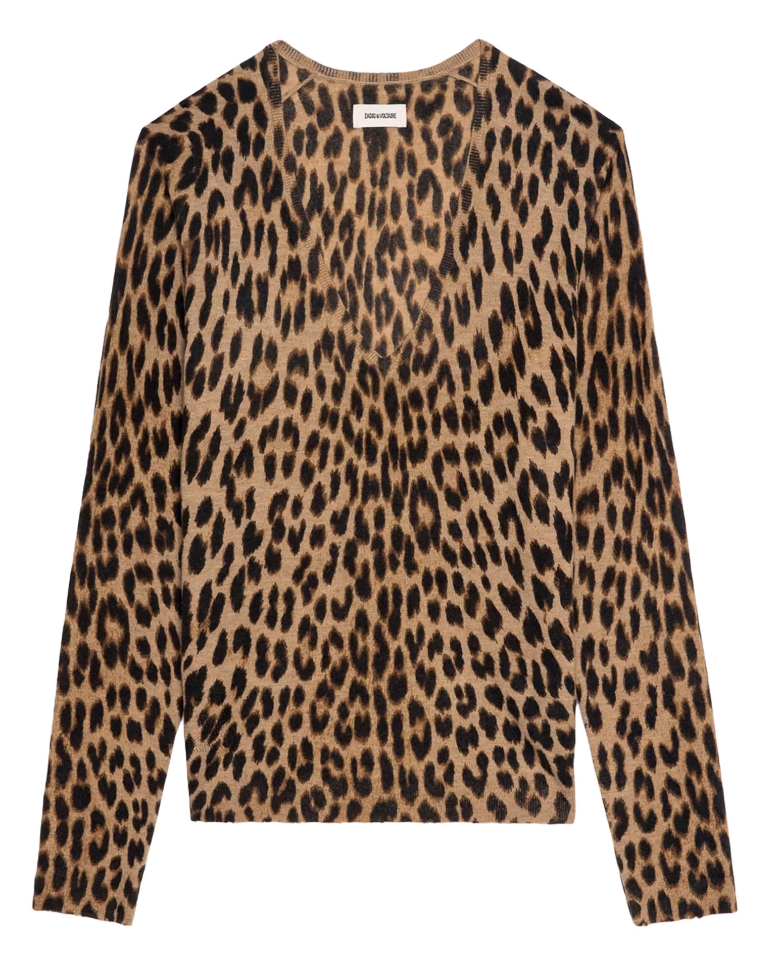 Pull col V en cachemire en cachemire ZADIG&VOLTAIRE Marron