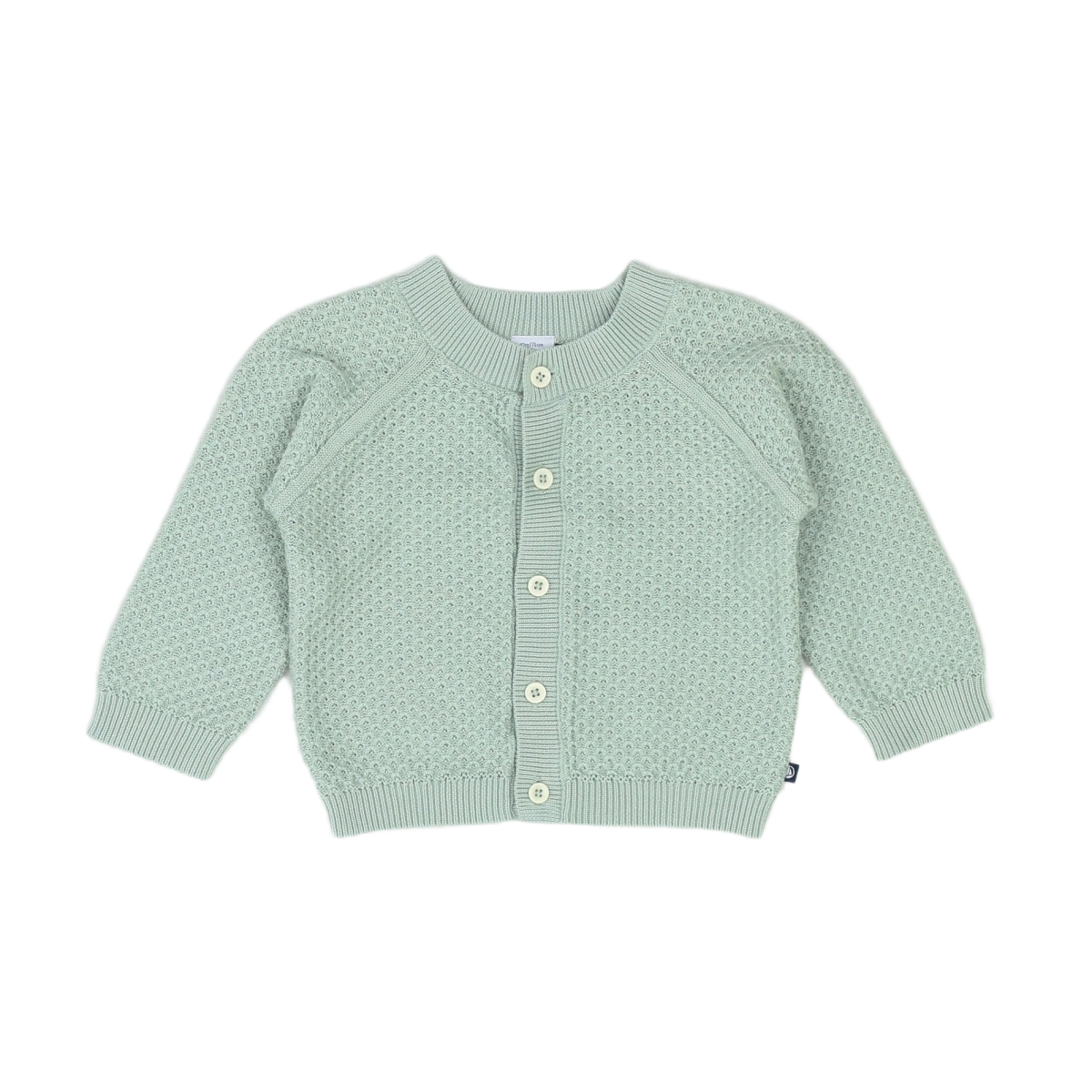 Green Baby Cardigan - 12 months PETIT BATEAU - Seconde Main Green