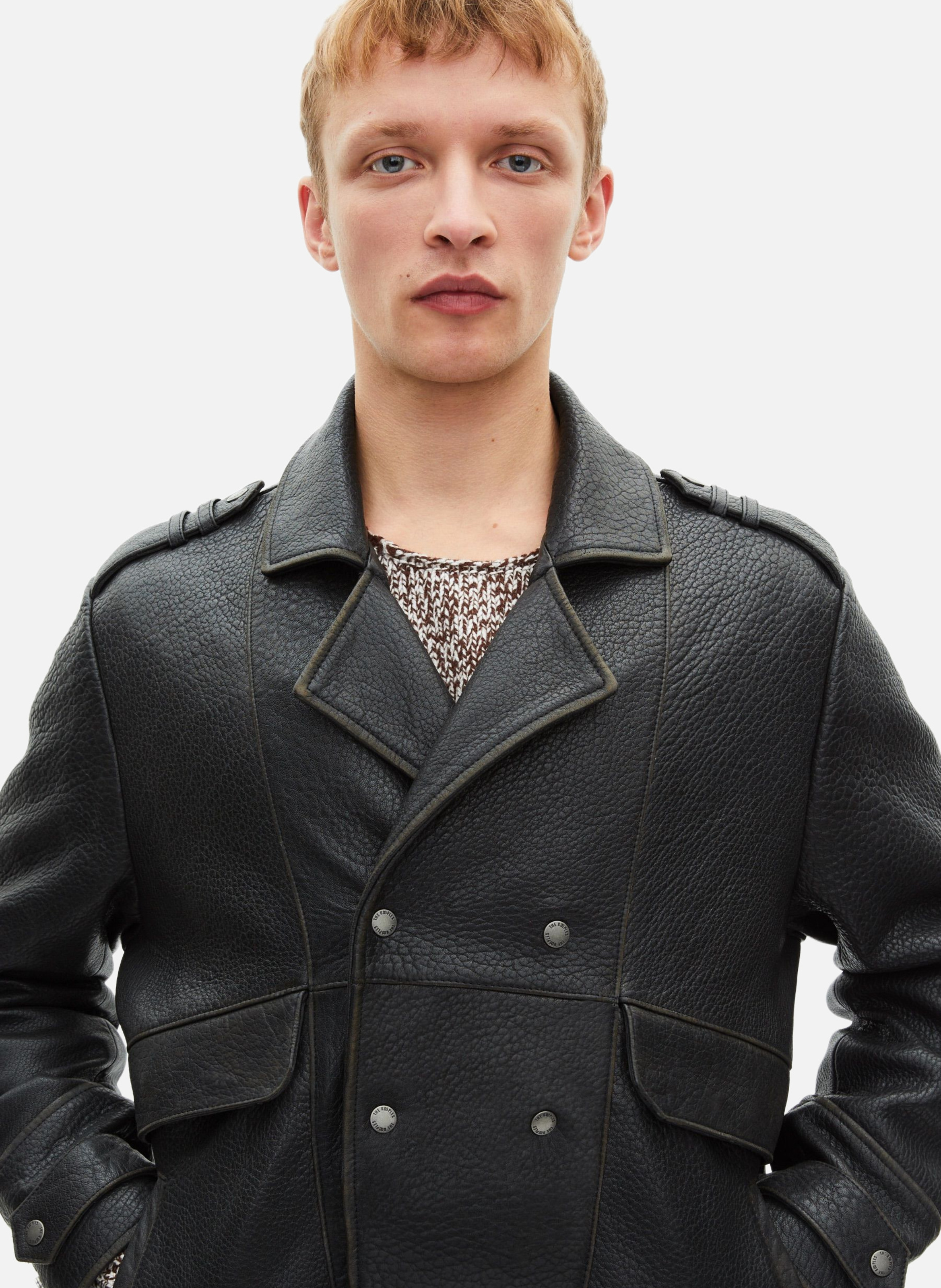 Bengale suede zipped jacket THE KOOPLES Black