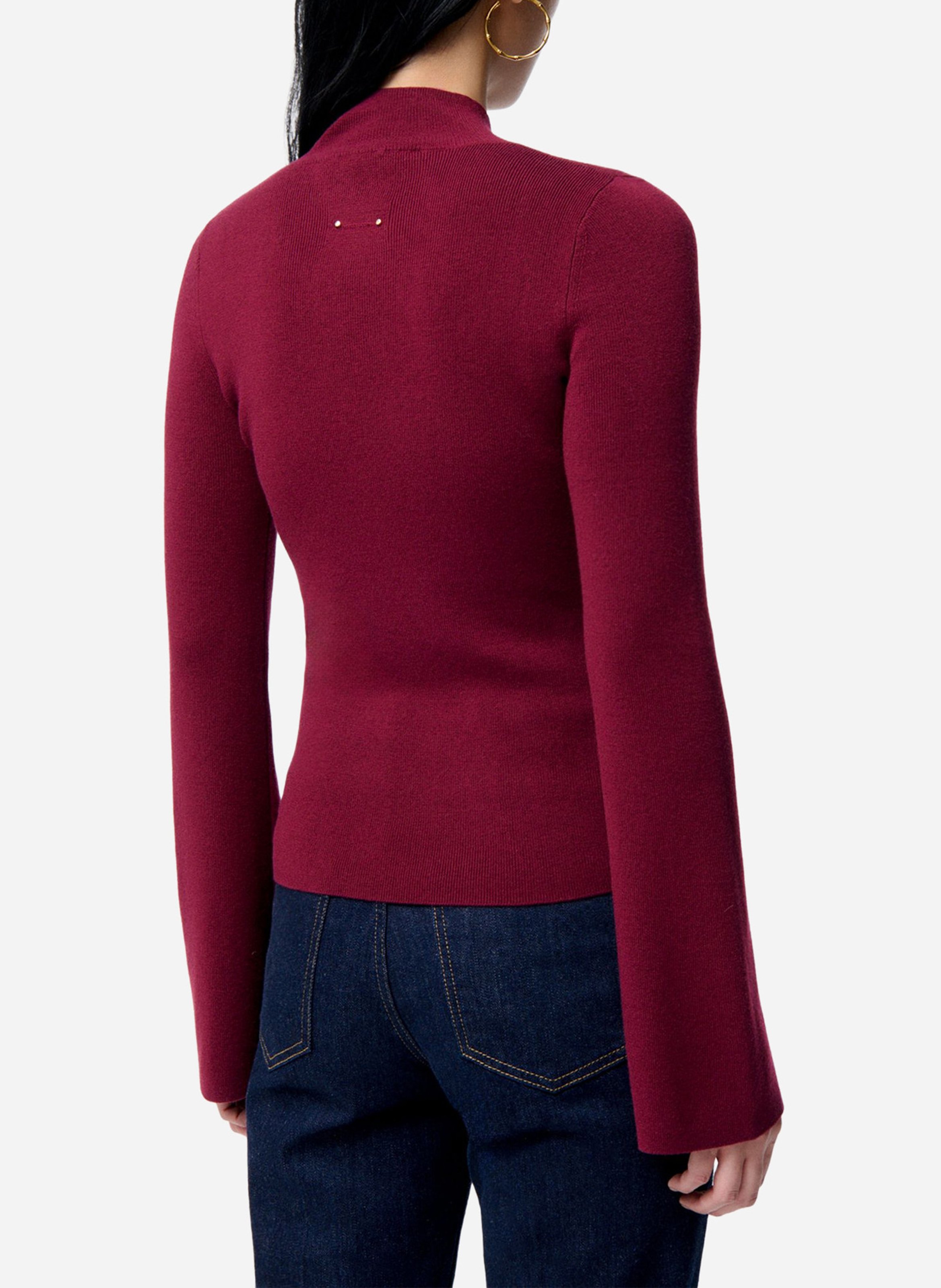Alpaca wool sweater Red