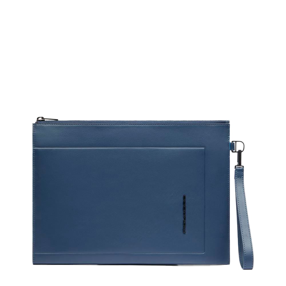 Men's leather clutch with compartment for iPad® Pro 11 and pocket for AirPods® PIQUADRO