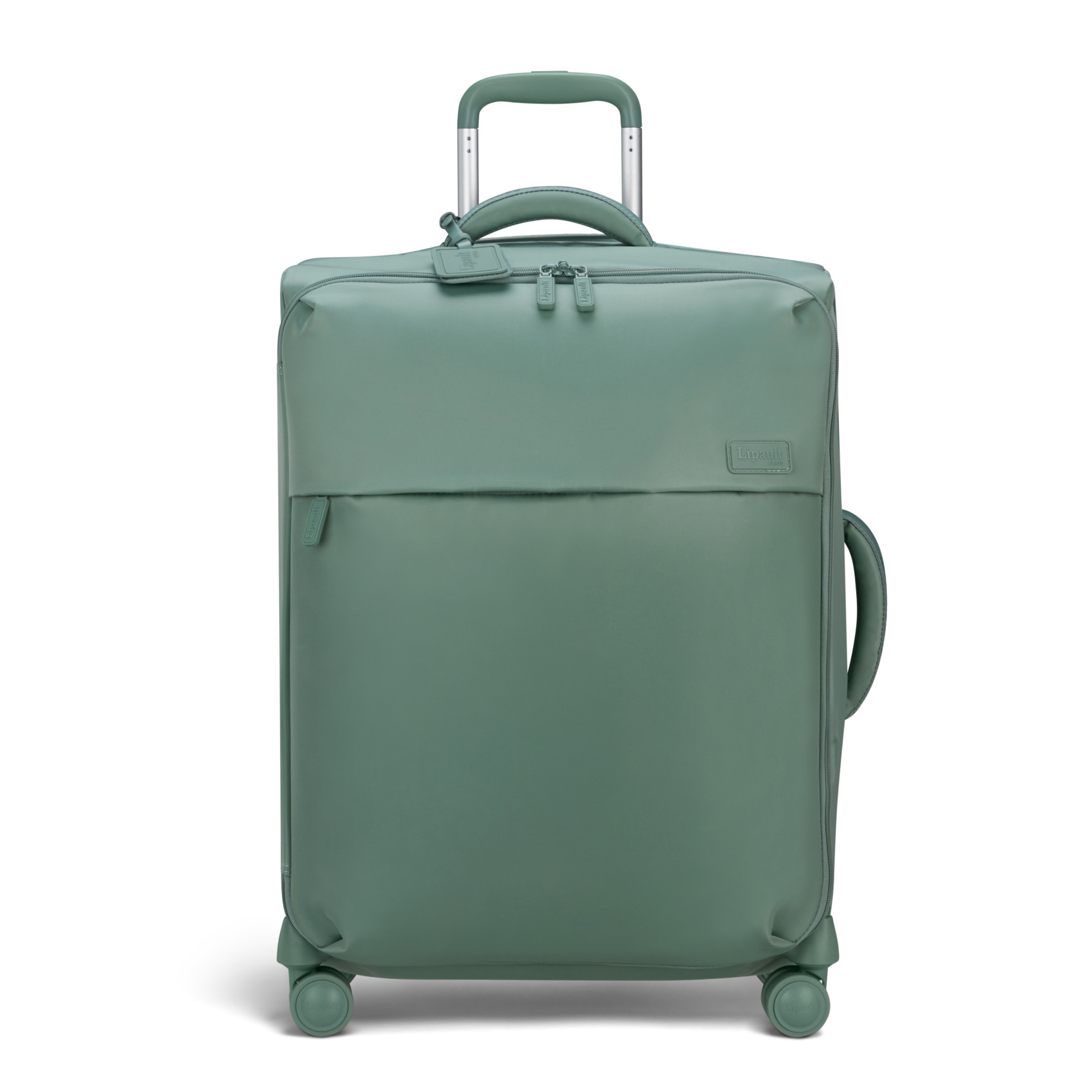 Feather suitcase 4 wheels size M LIPAULT Green