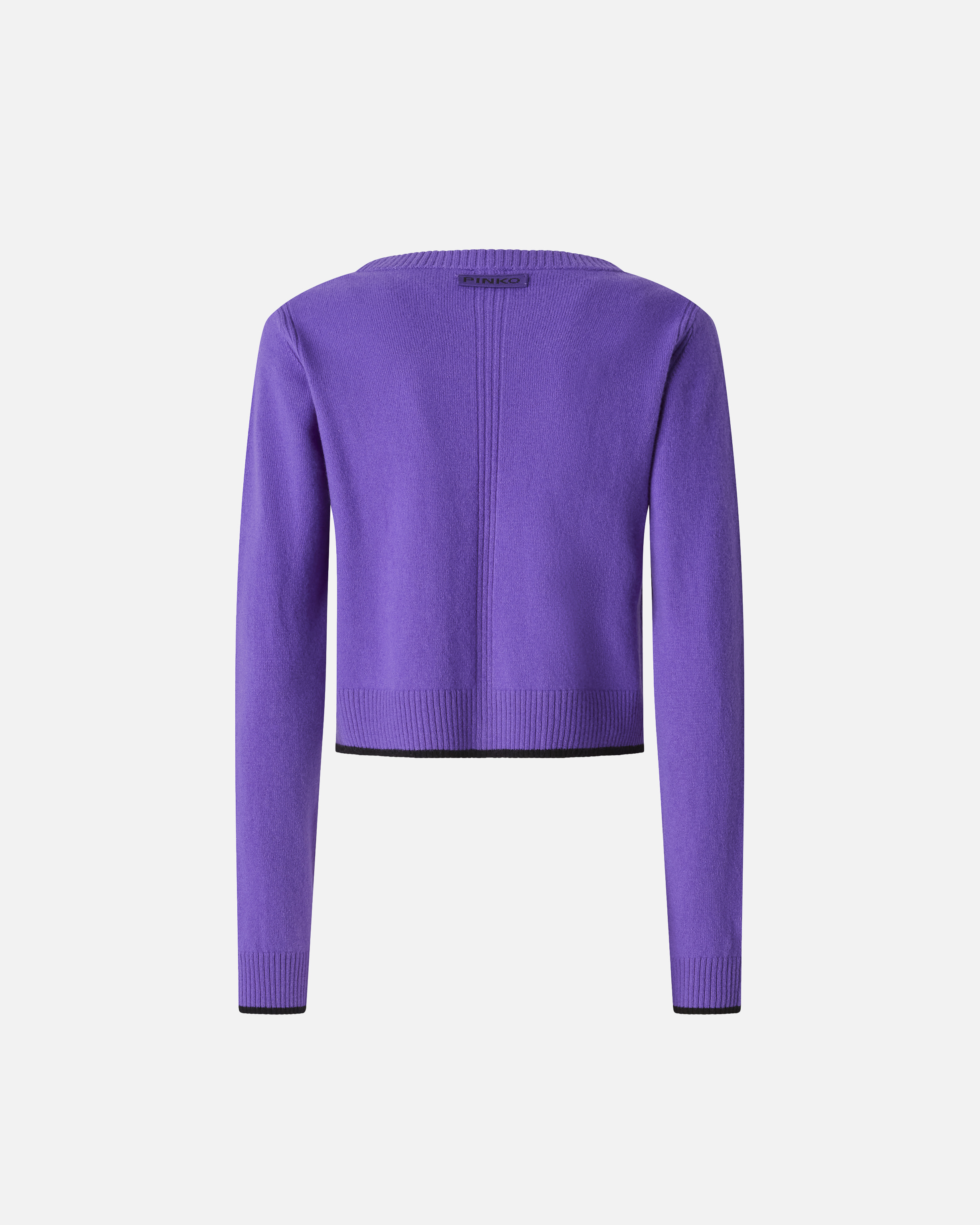 V-neck cardigan PINKO Purple