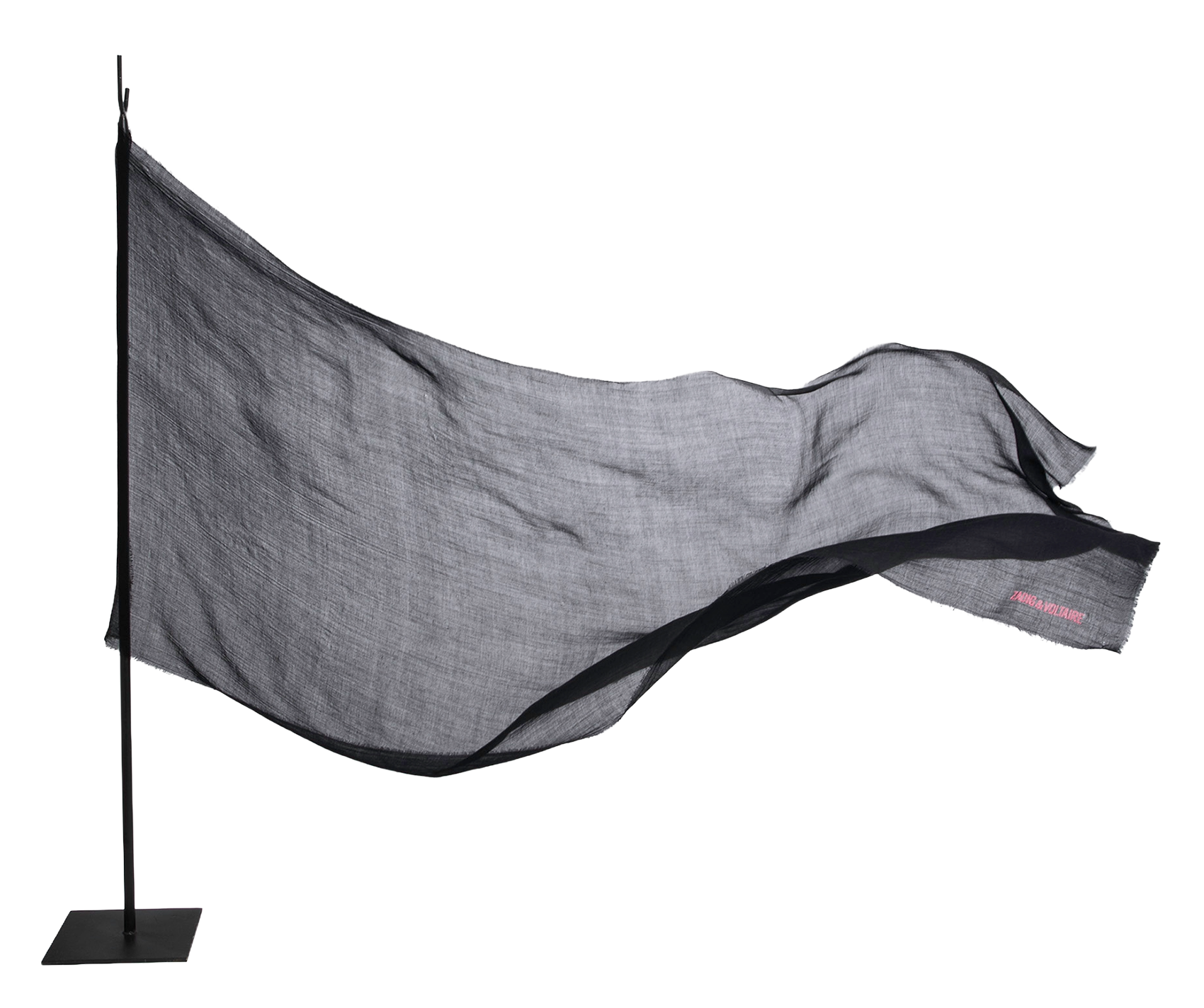 Foulard en cachemire et en laine ZADIG&VOLTAIRE Noir