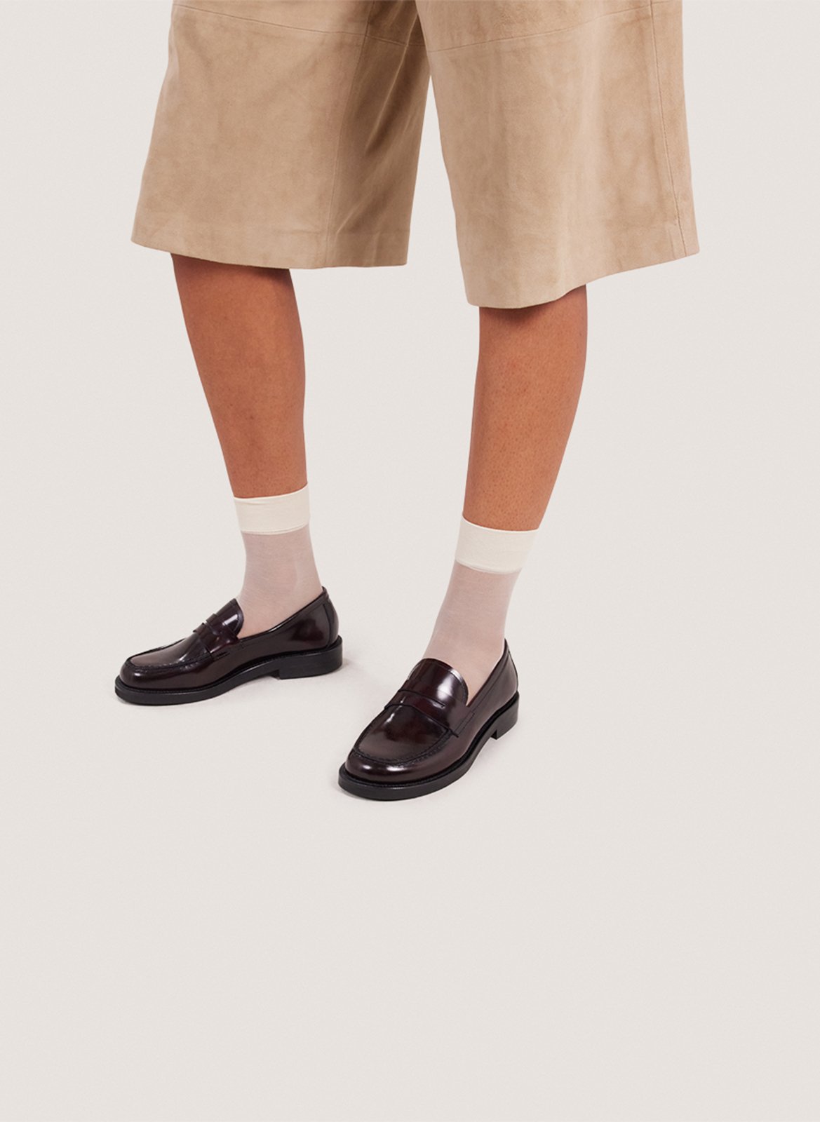 Mocassins en cuir JONAK Rouge