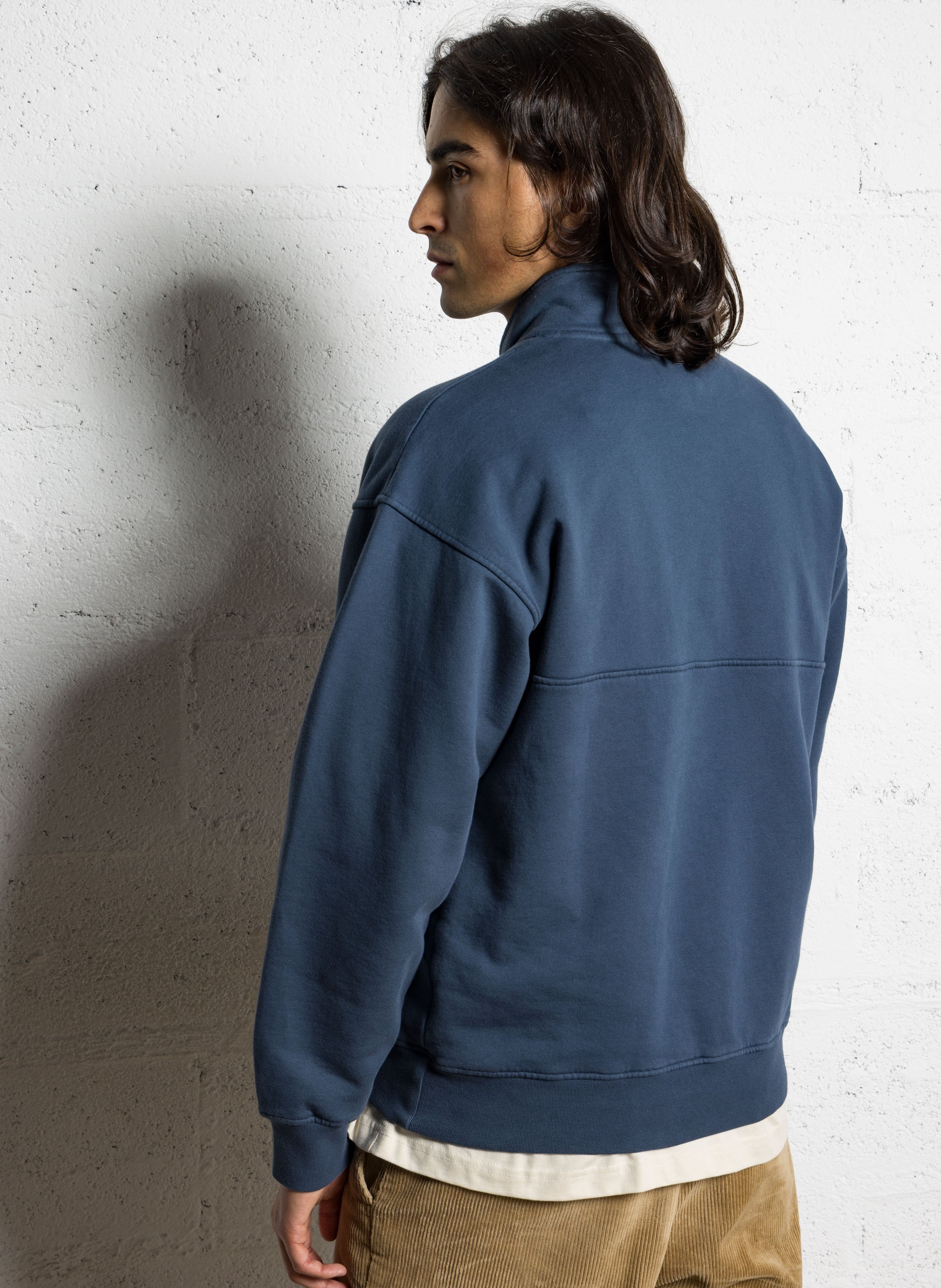 SWEATSHIRT COLORFUL STANDARD Blau