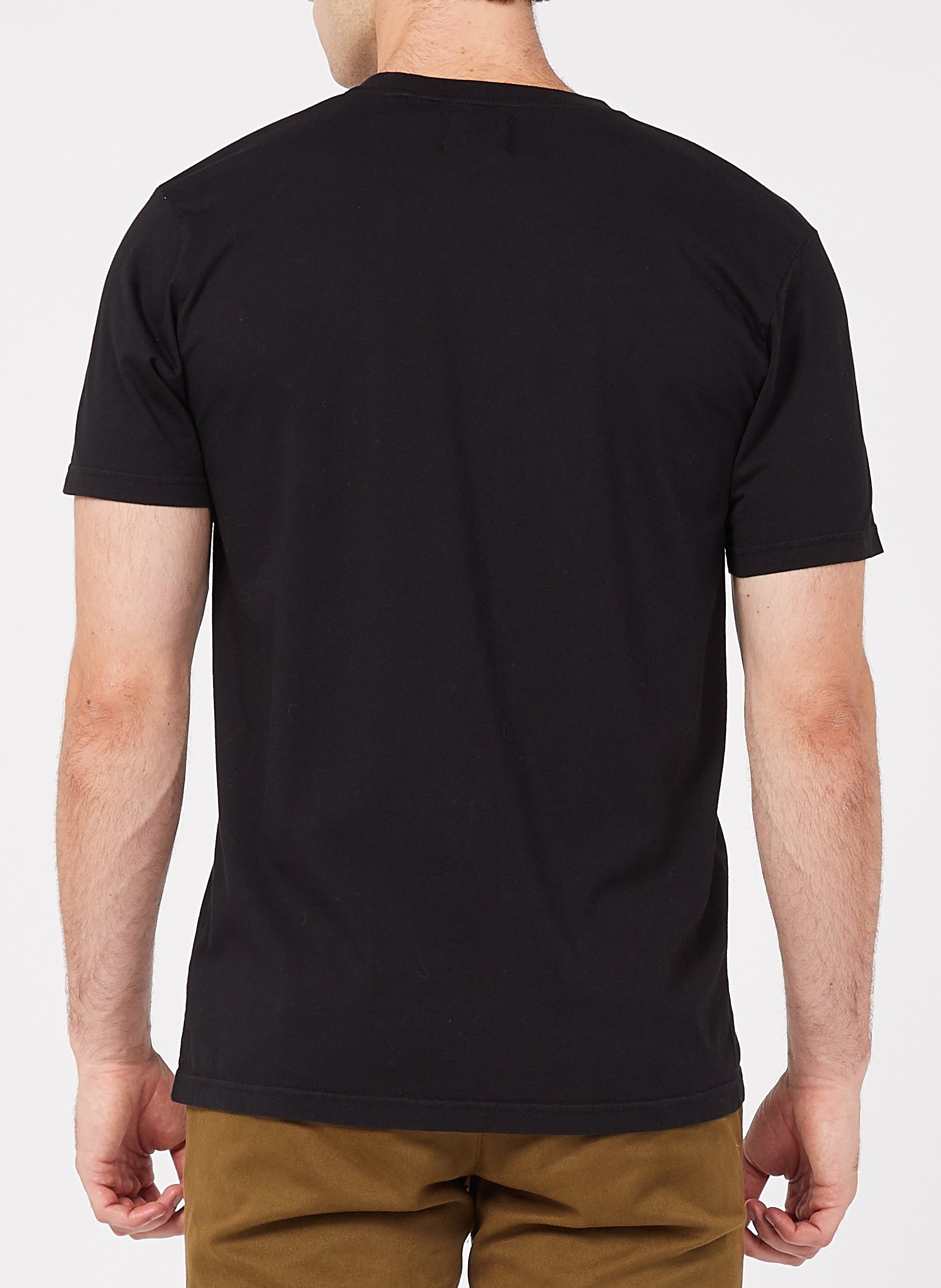 Rundhals-T-Shirt aus Bio-Baumwolle COLORFUL STANDARD Schwarz