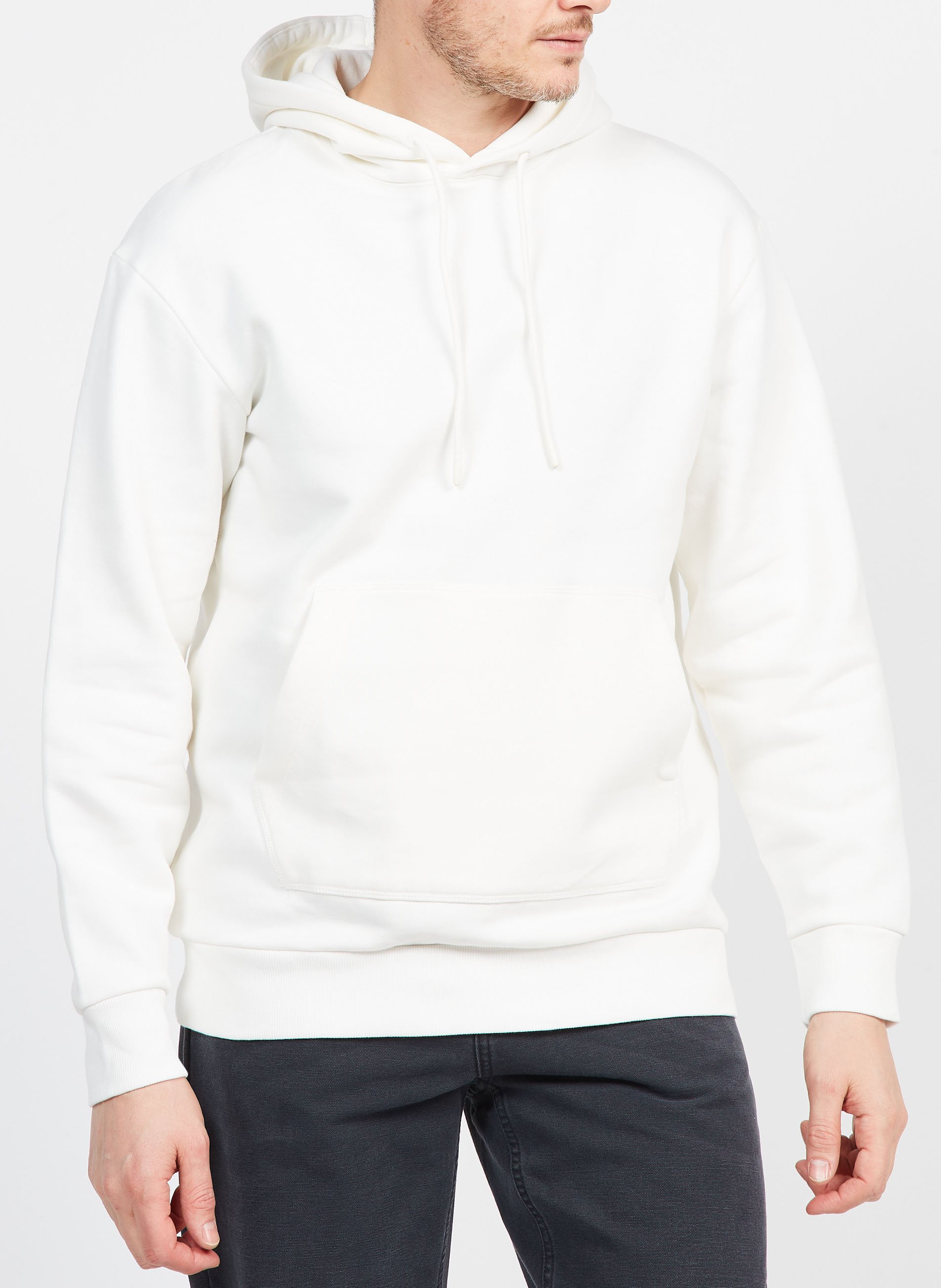 Cotton hoodie SELECTED Beige