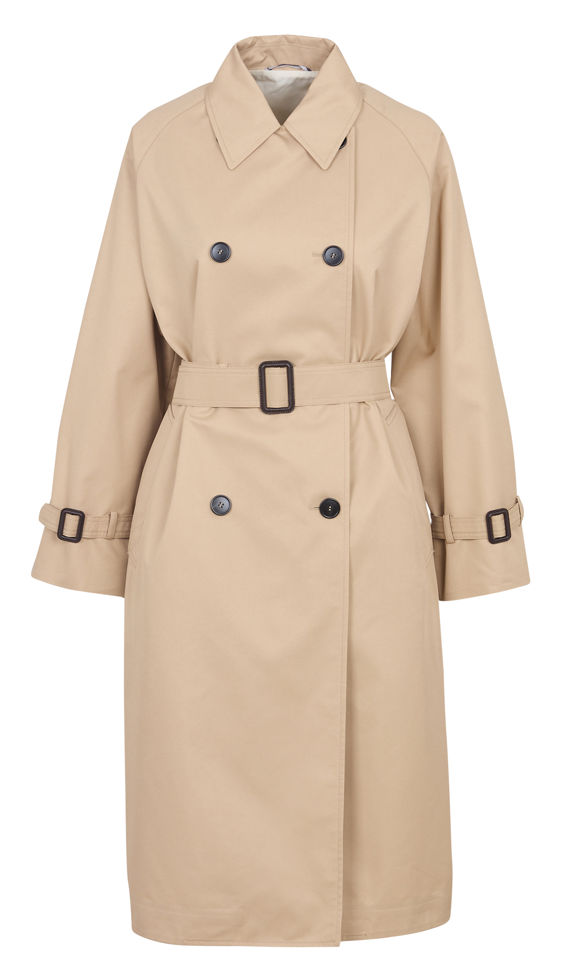 Trenchcoat aus Baumwoll-Mix mit klassischem Kragen MAX MARA WEEK END Beige