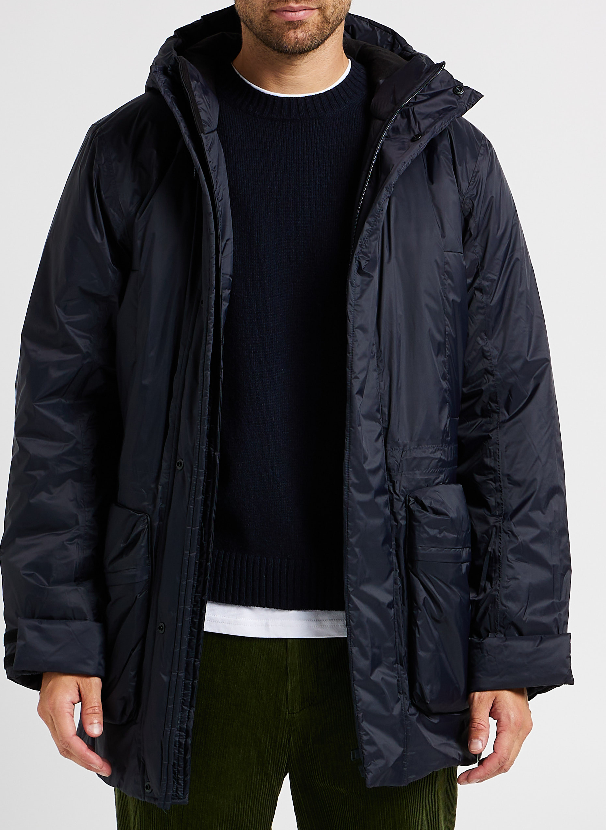 Doudoune à capuche  RAINS Bleu