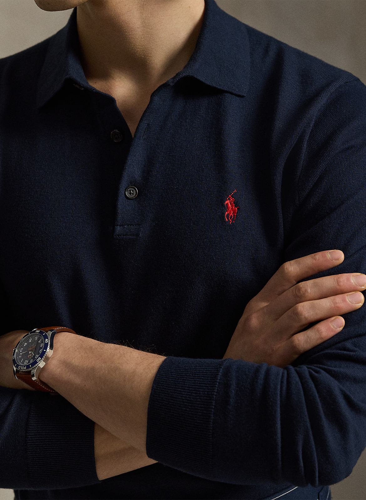 Straight cotton polo shirt POLO RALPH LAUREN Blue