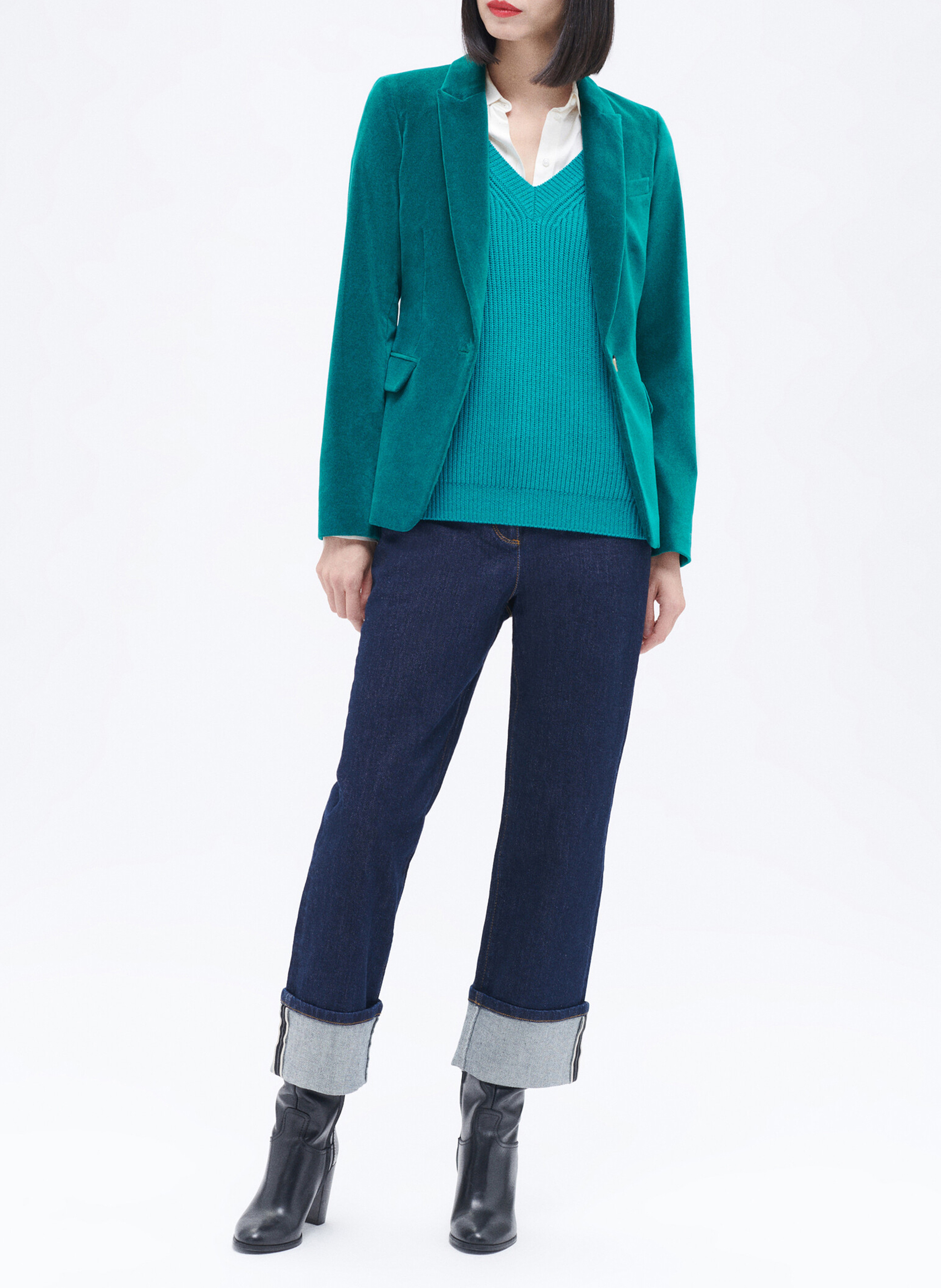 Veste de tailleur CAROLL Bleu