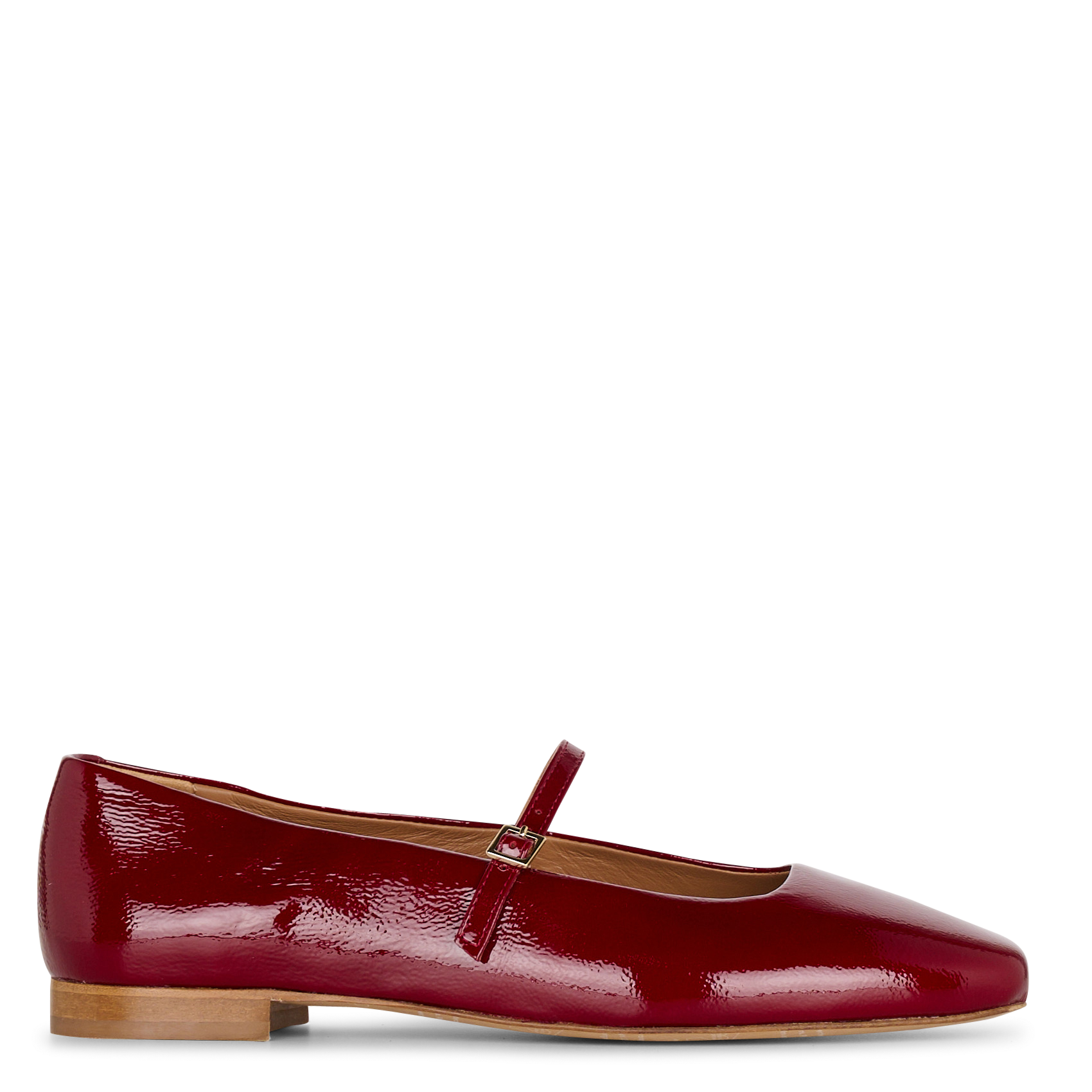 Ballerines en cuir BOBBIES Rouge