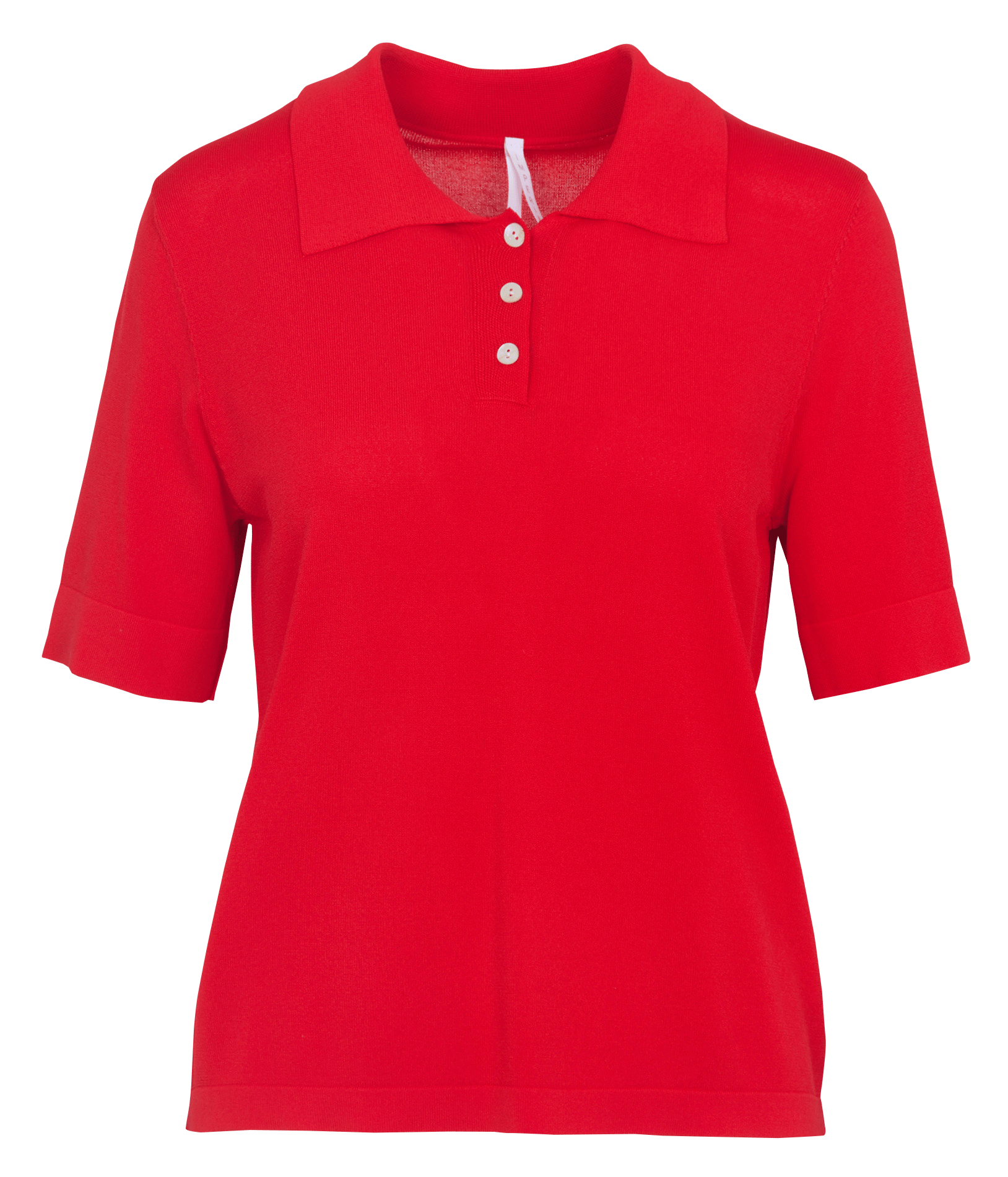 Polo droit en maille IMPERIAL Rouge