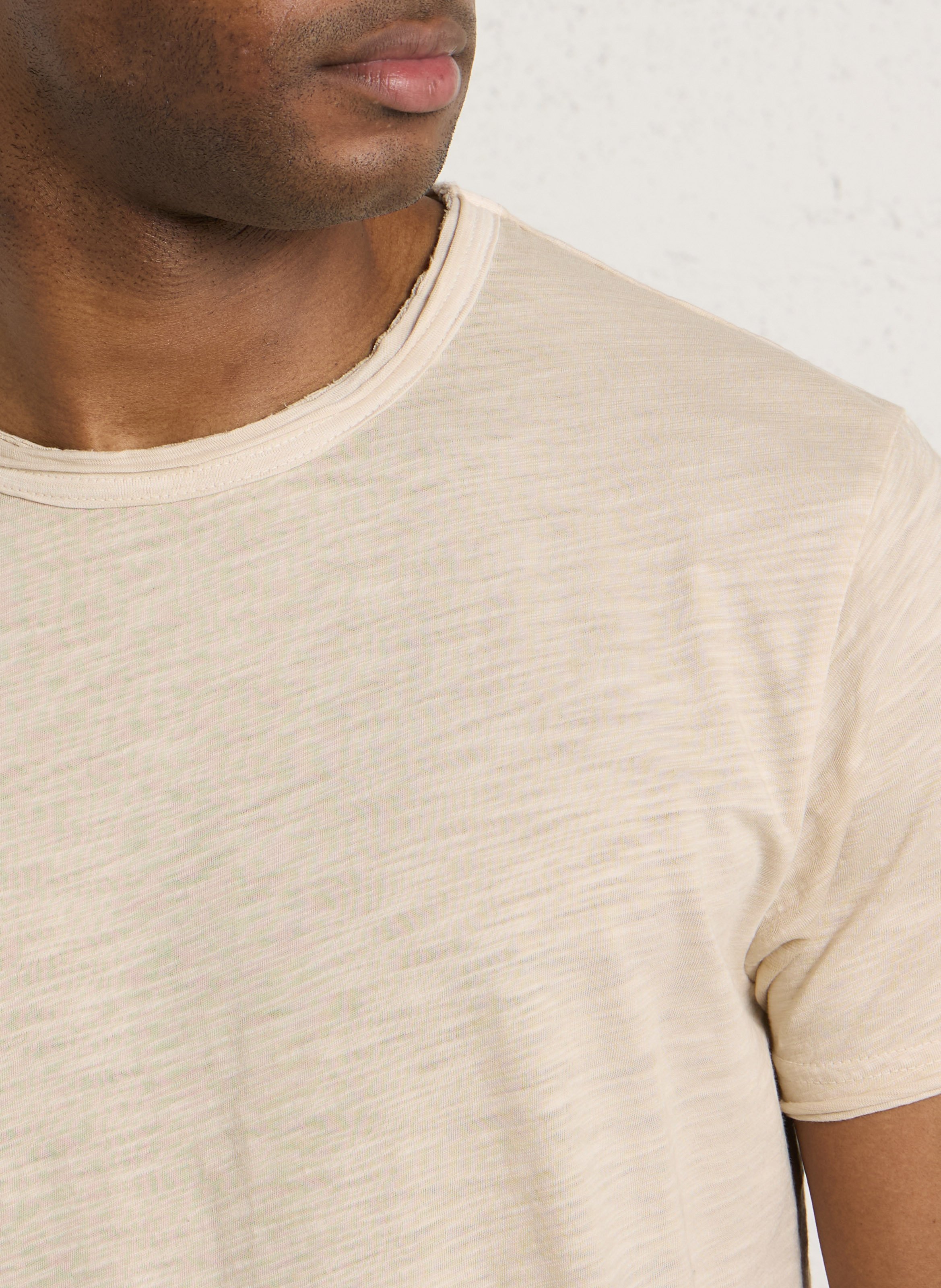 T-shirt met korte mouwen in effen kleur LE TEMPS DES CERISES Grijs