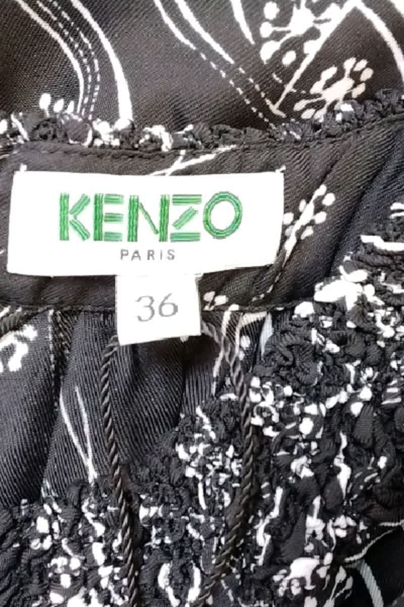 Robe KENZO - SECONDE MAIN Noir