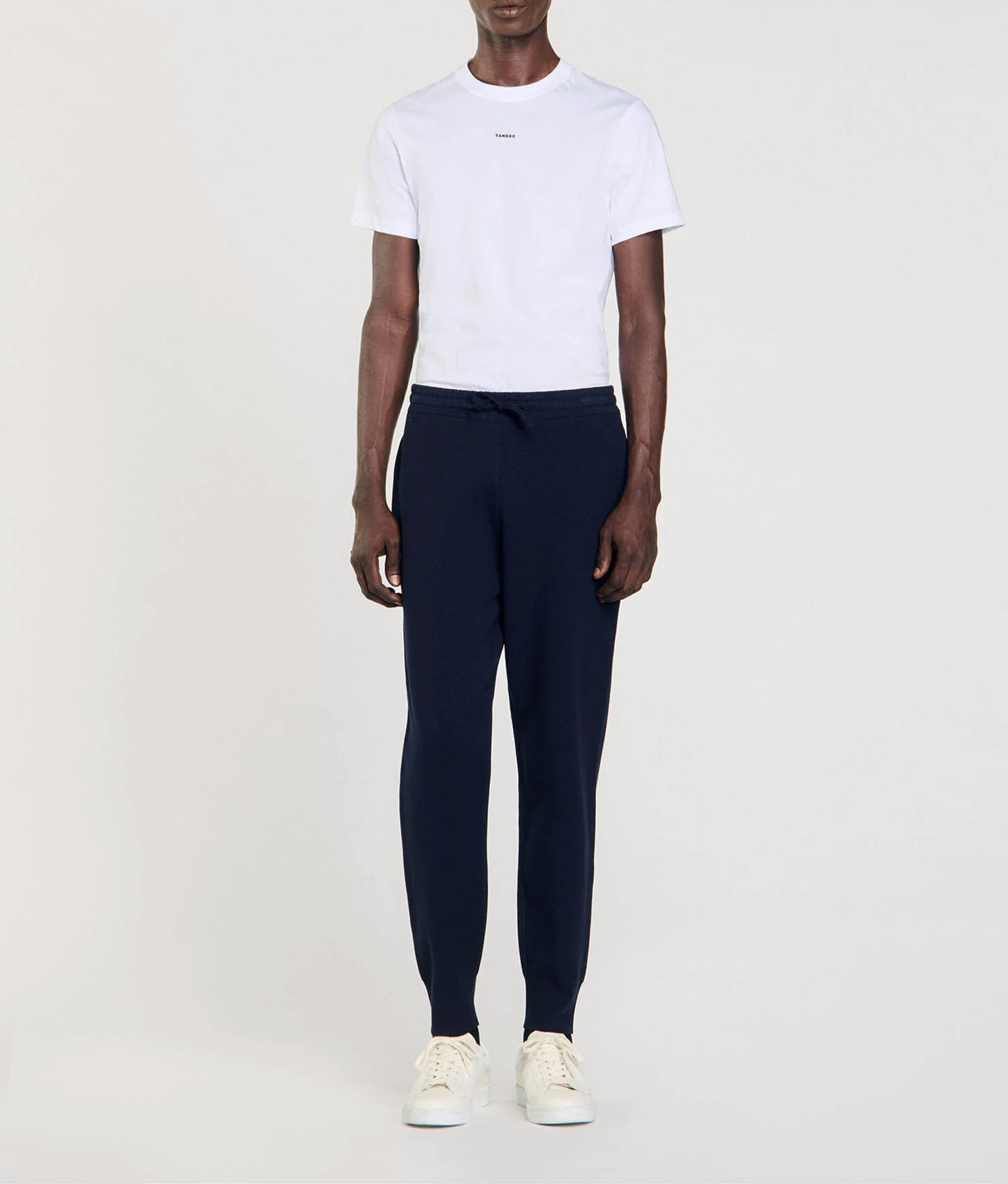 Jogging en maille SANDRO Bleu