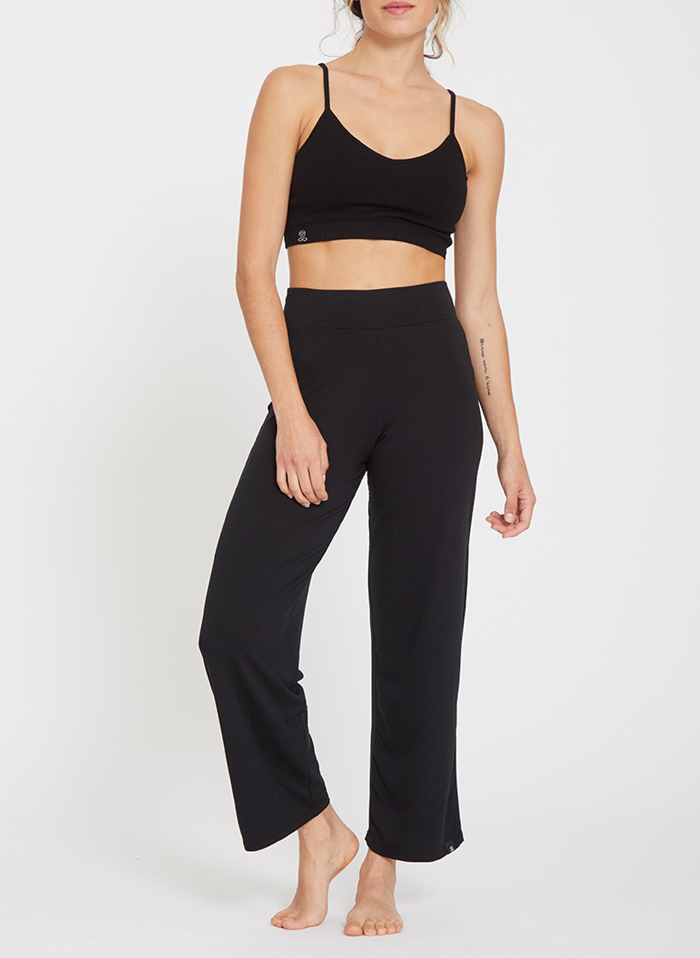 Weiche Jogginghose YOGA SEARCHER Schwarz