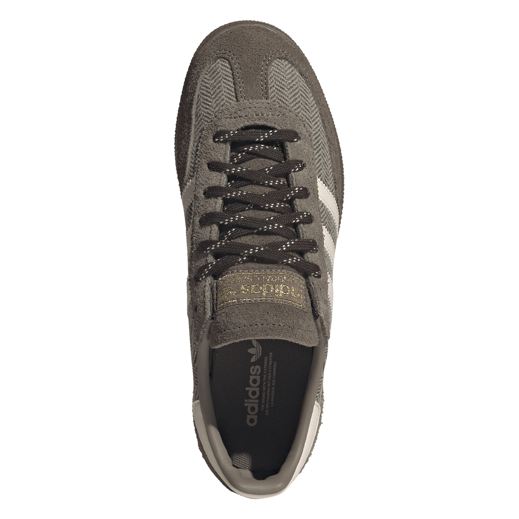 Low-top lace-up sneakers ADIDAS Brown