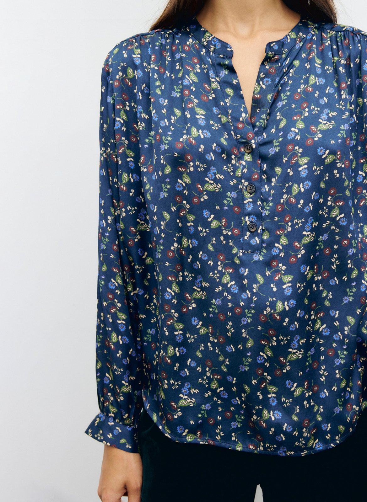 Henley blouse GERARD DAREL Blue