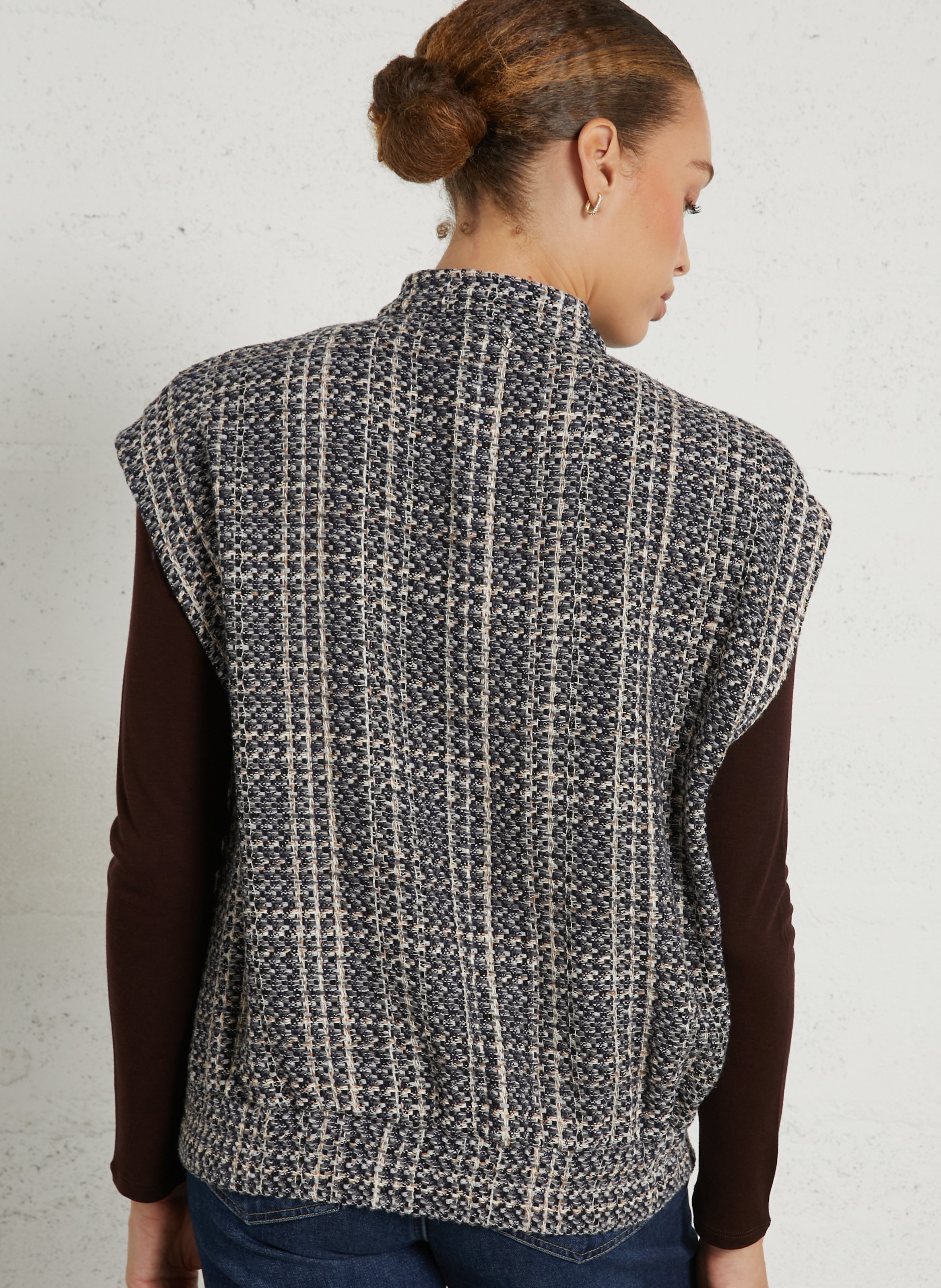 Oversized tweed jacket PLEASE Grey