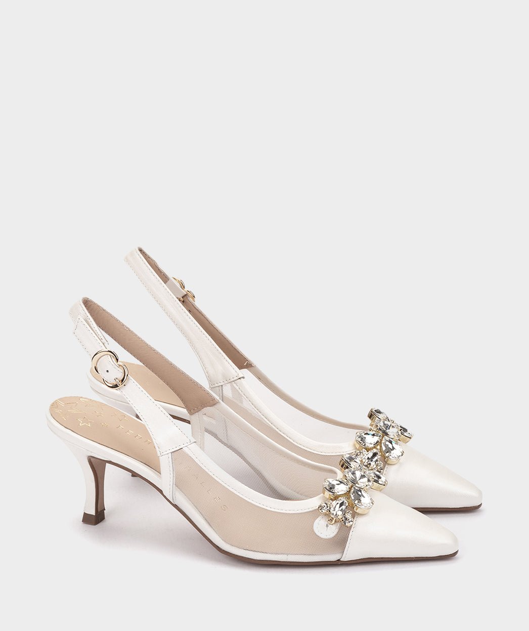 Heeled leather shoes PEDRO MIRALLES White