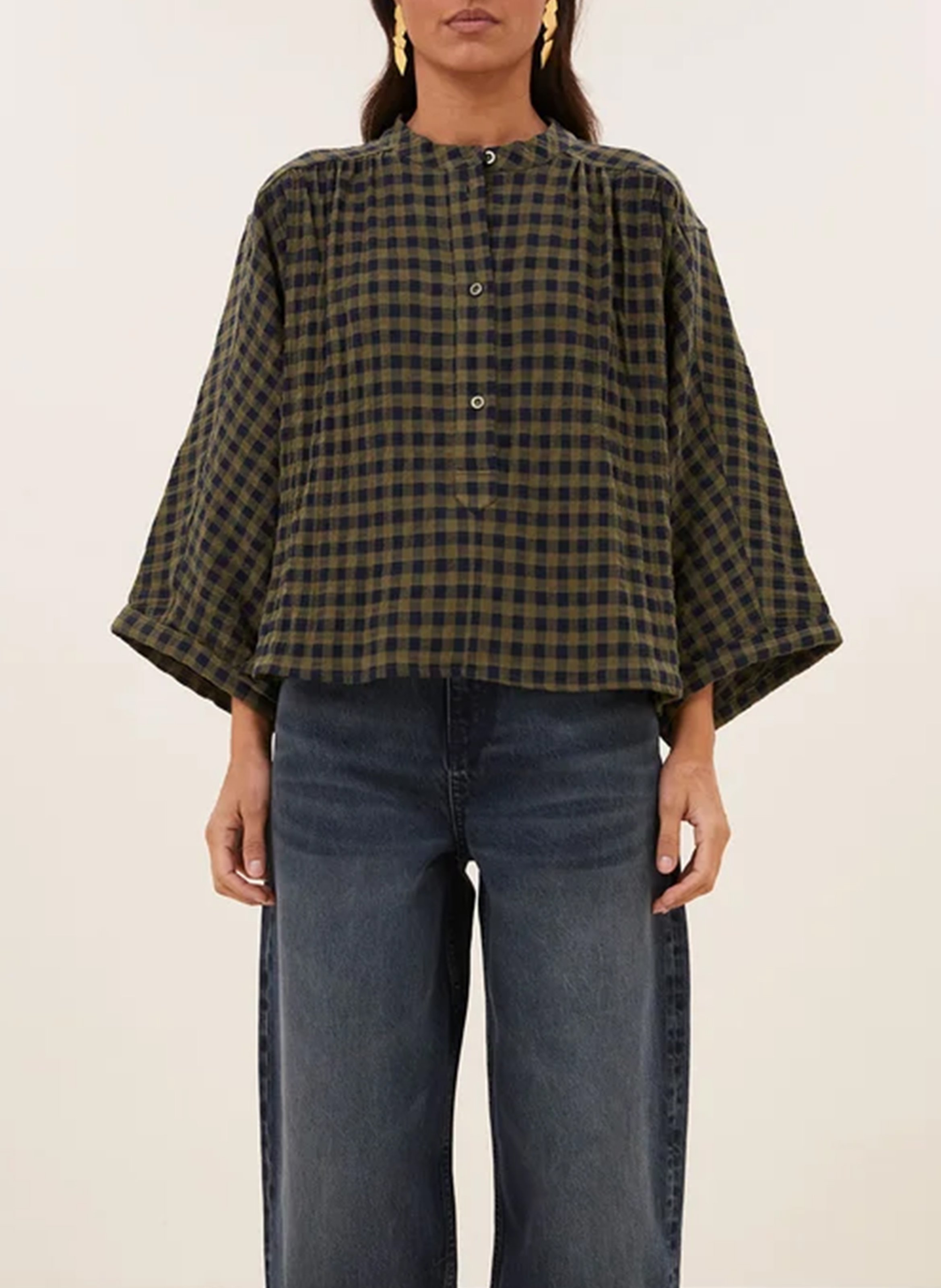 Blouse droite col rond  BY BAR