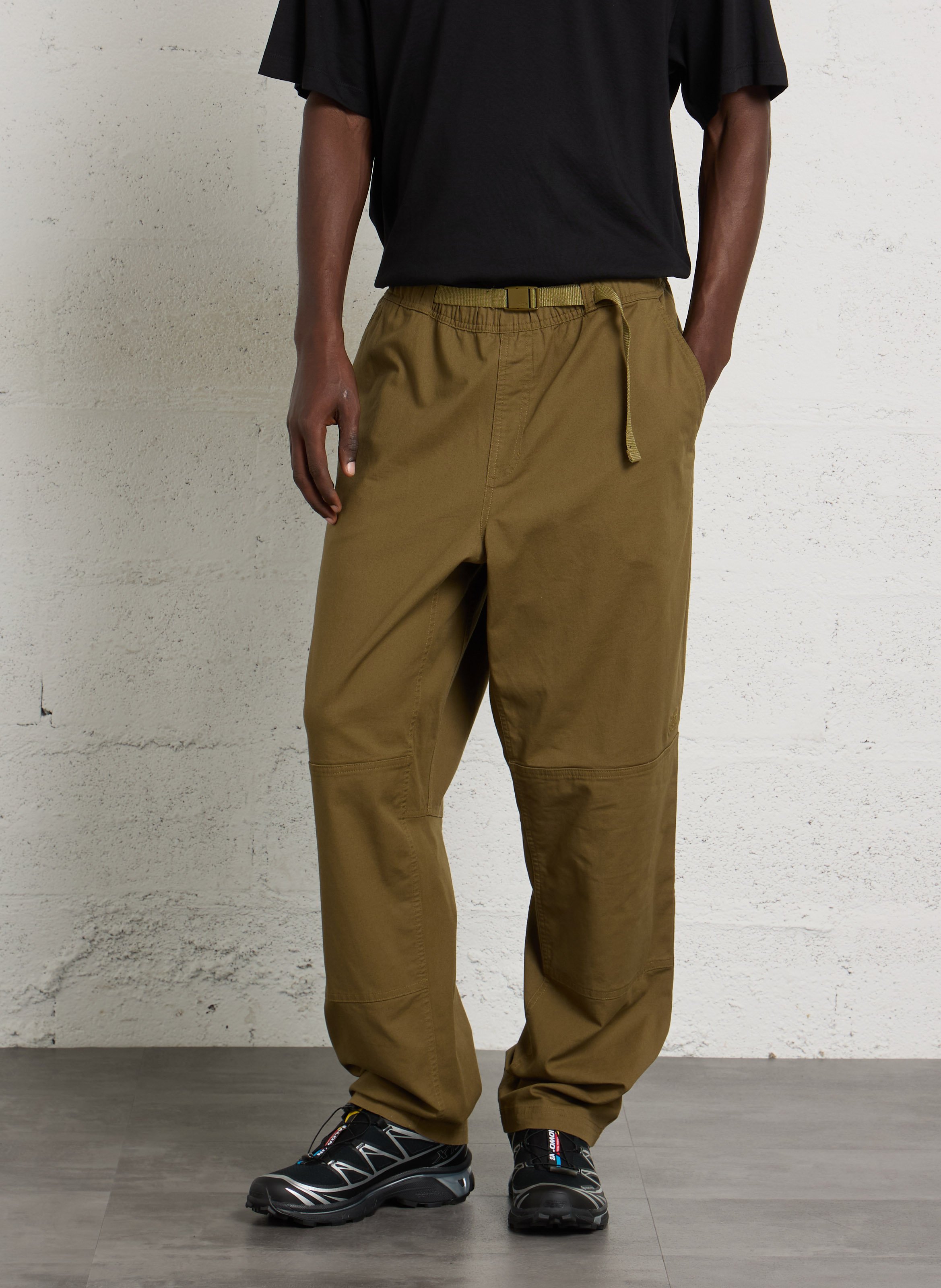 Loose-fit cotton-blend pants THE NORTH FACE Khaki