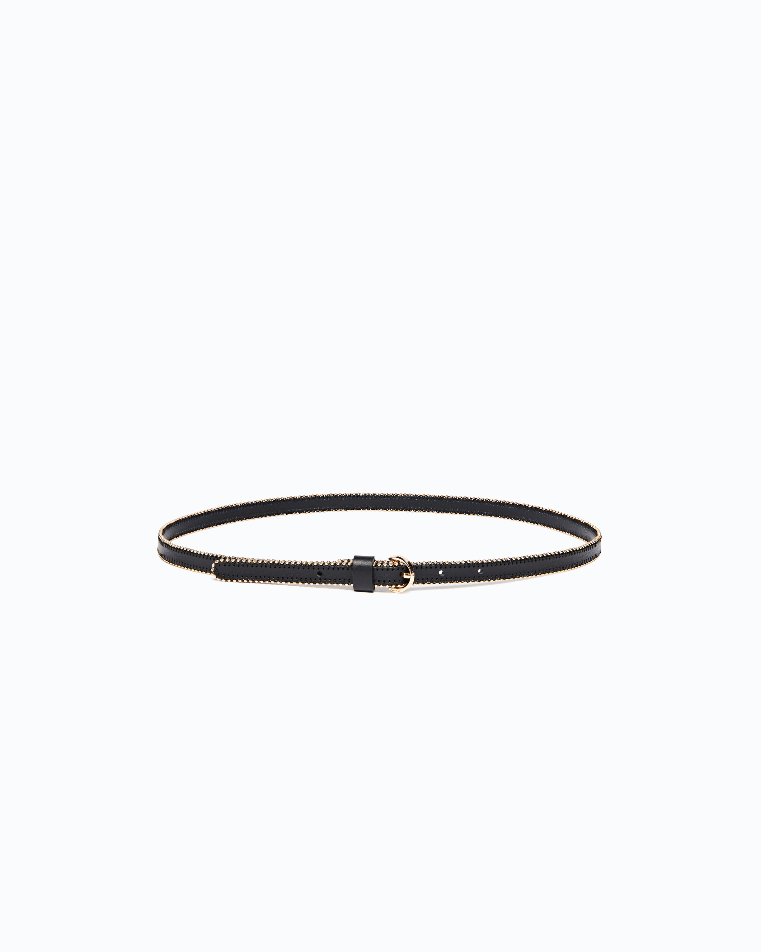 Ceinture en cuir avec mini clous 1 cm PINKO Multicolore