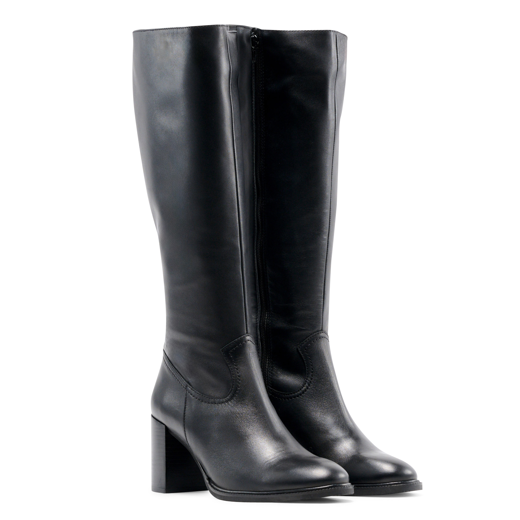 Bottes suédées en cuir MELLOW YELLOW Noir