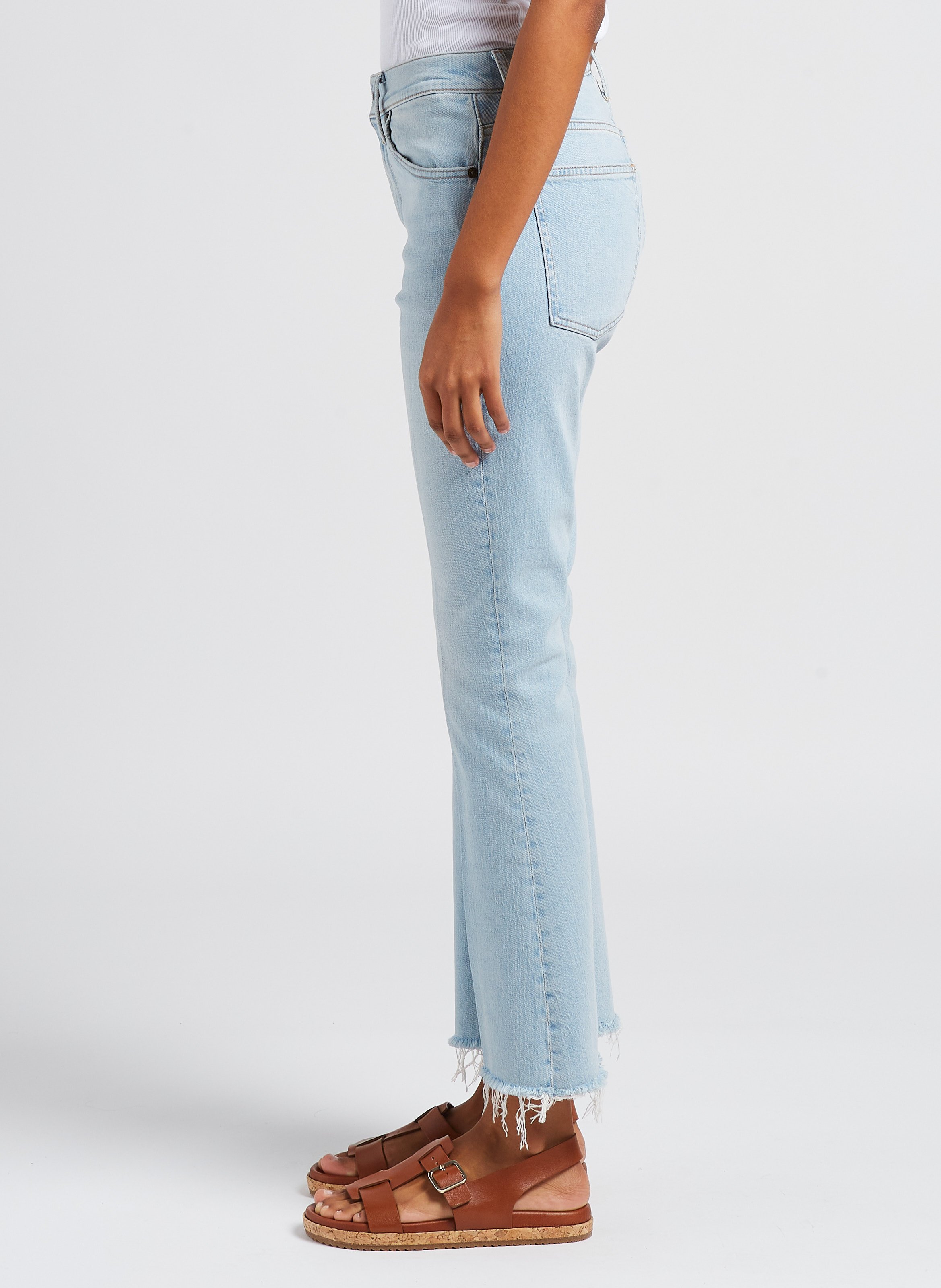 Jean flare 7/8 en coton mélangé POLO RALPH LAUREN Bleu